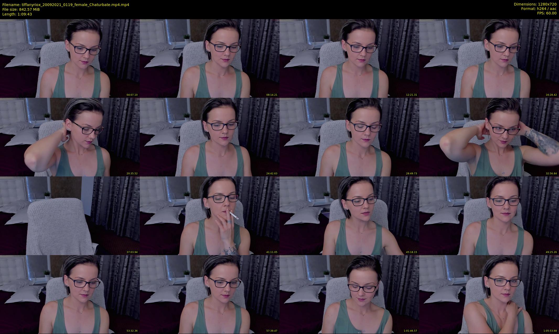 tiffanyriox — 70 minute Chaturbate female cam show recording, 720p, Sep 20, 2021