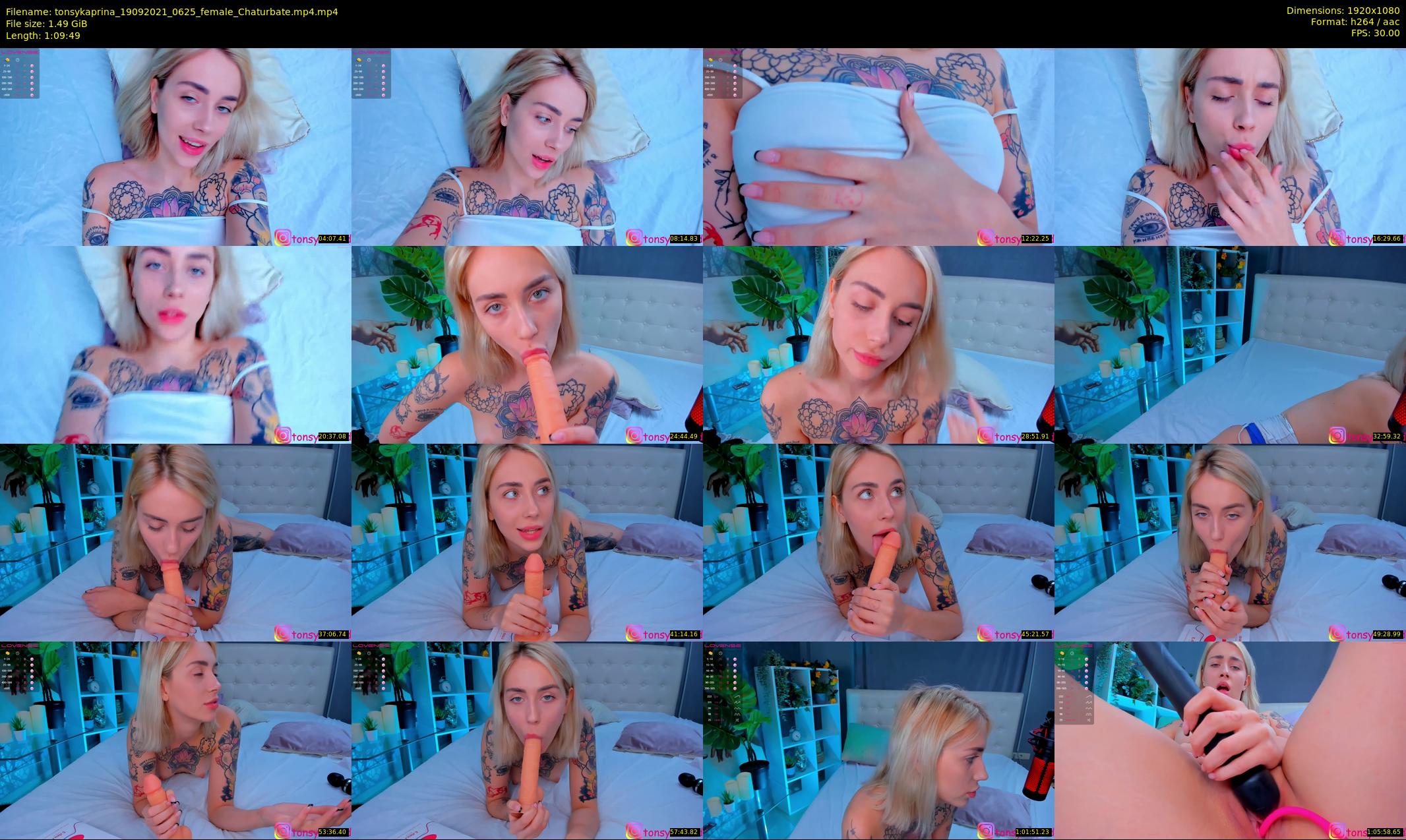 tonsykaprina — 70 minute Chaturbate couple cam show recording, 1080p, Sep 19, 2021