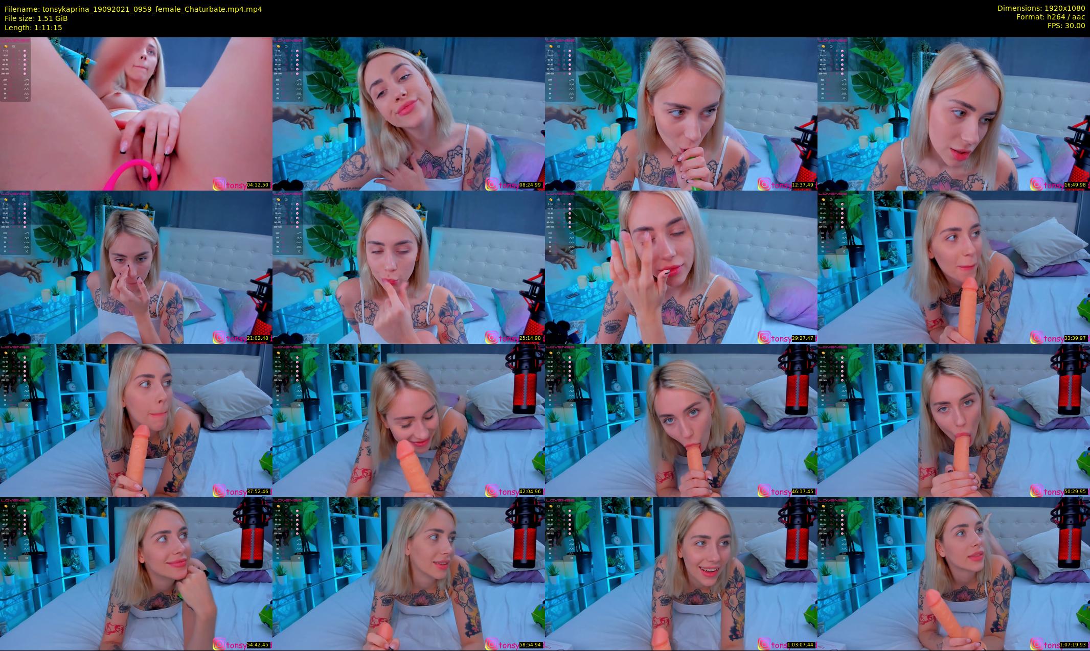tonsykaprina — 72 minute Chaturbate couple cam show recording, 1080p, Sep 19, 2021