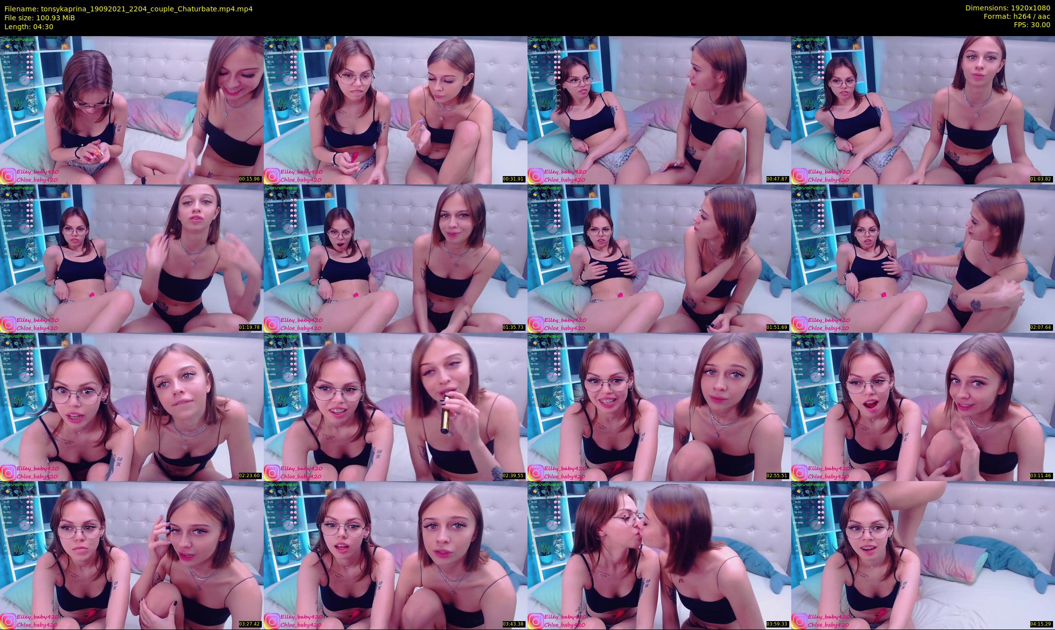 tonsykaprina — 5 minute Chaturbate couple cam show recording, 1080p, Sep 19, 2021