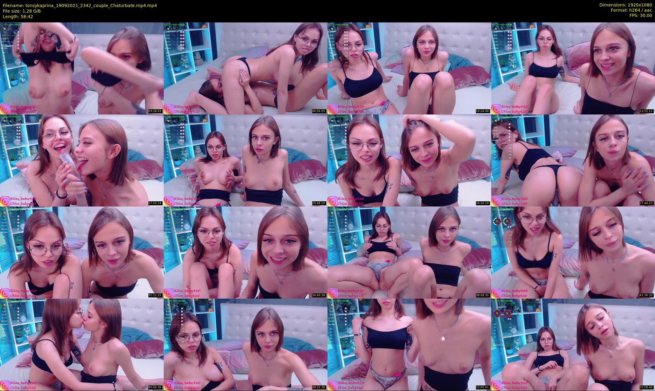 tonsykaprina — 59 minute Chaturbate couple cam show recording, 1080p, Sep 19, 2021