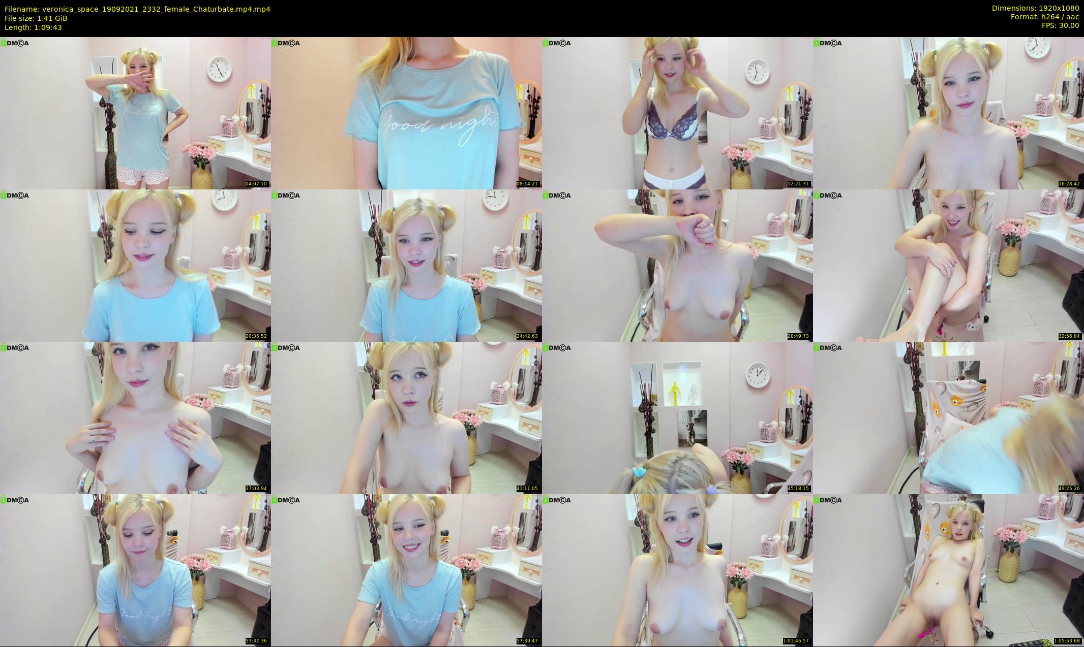 veronica_space — 70 minute Chaturbate female cam show recording, 1080p, Sep 19, 2021