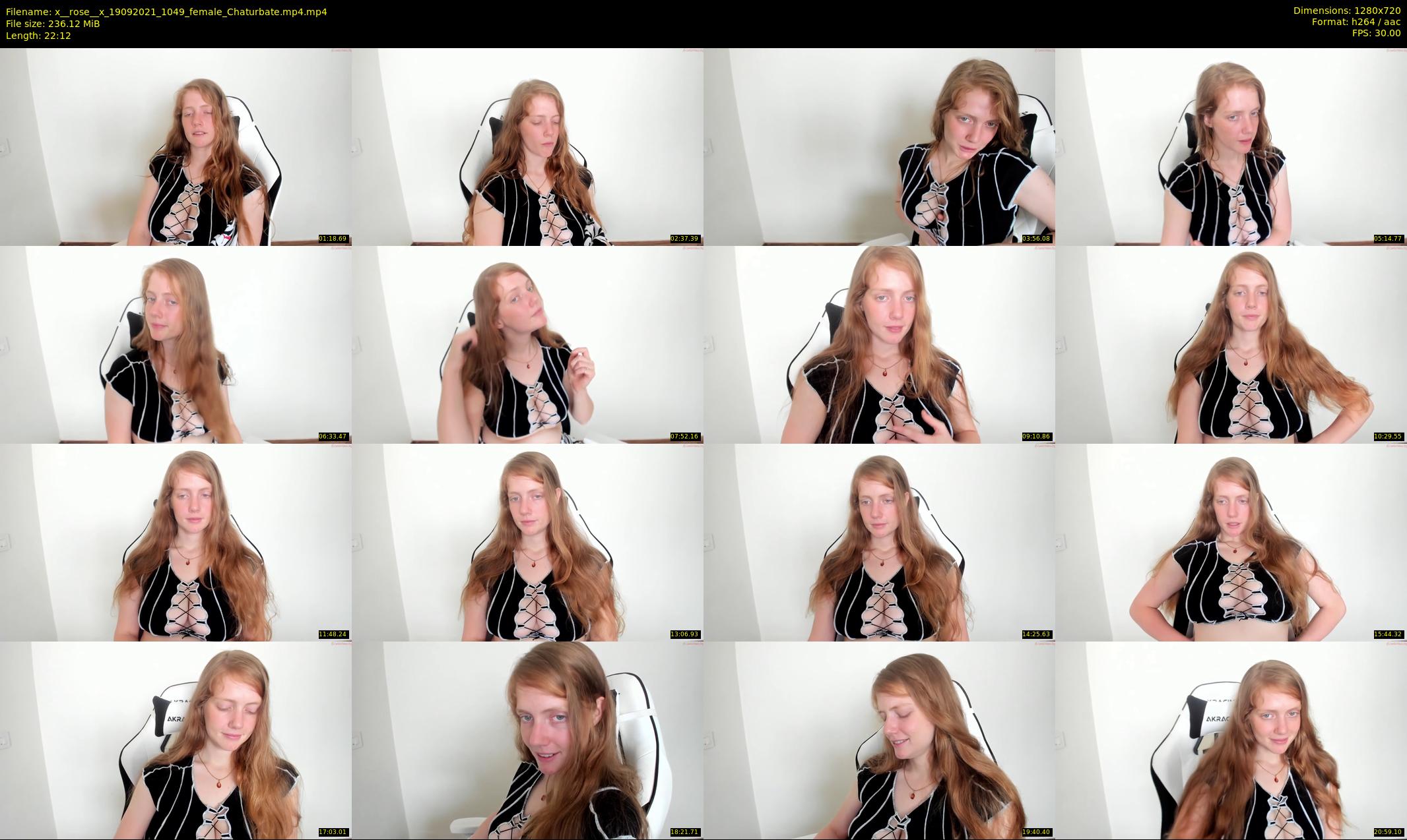 x__rose__x — 23 minute Chaturbate female cam show recording, 720p, Sep 19, 2021
