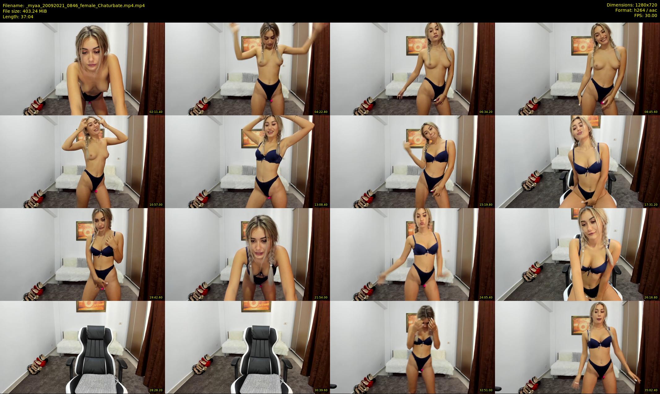 _myaa — 38 minute Chaturbate female cam show recording, 720p, Sep 20, 2021