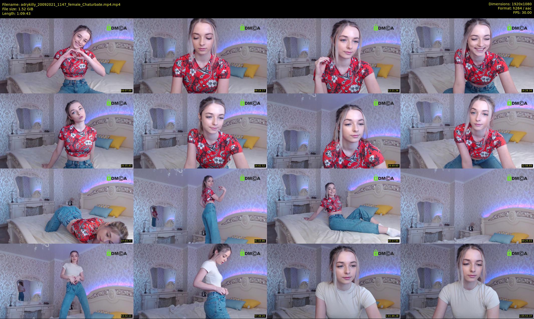 adrykilly — 70 minute Chaturbate female cam show recording, 1080p, Sep 20, 2021