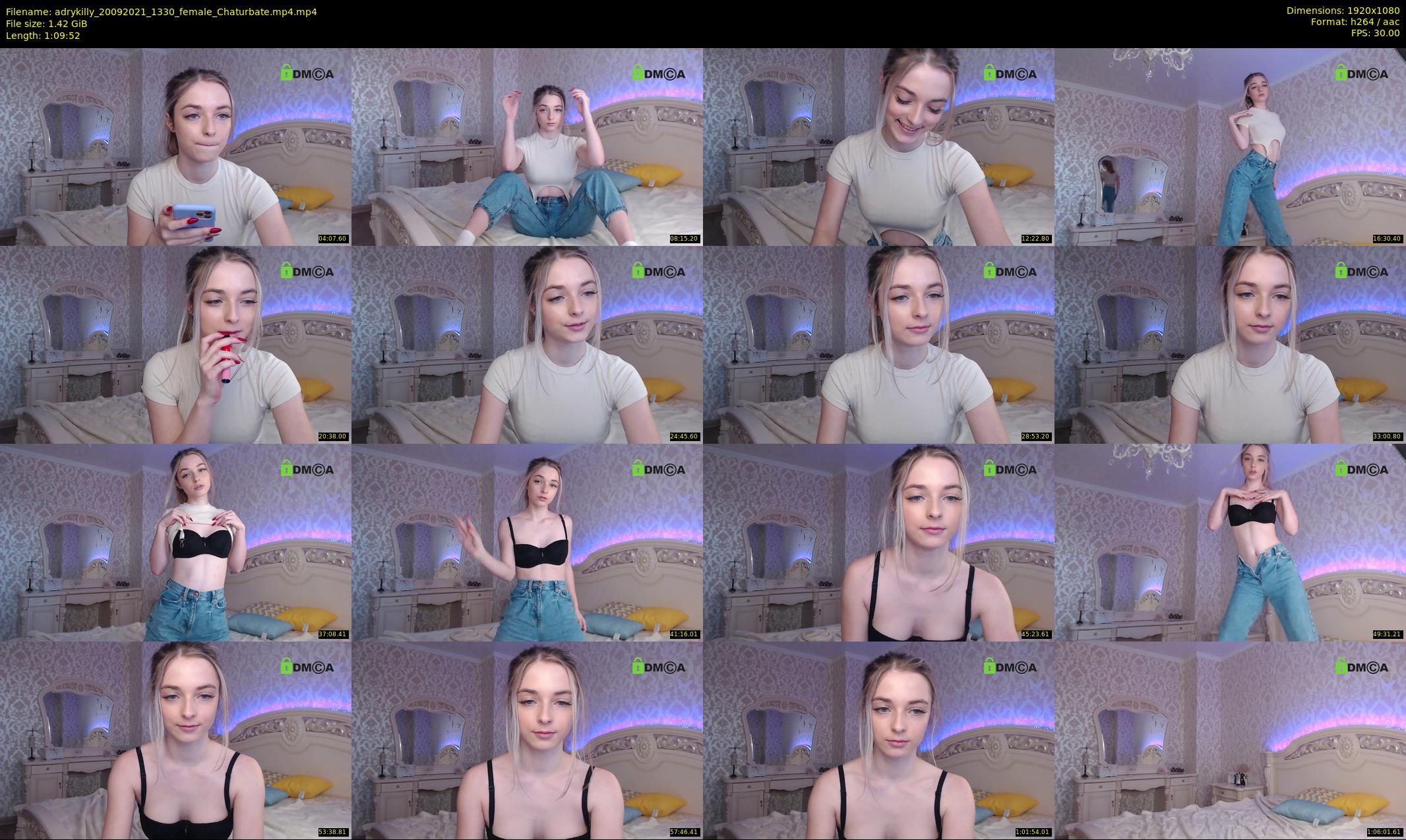 adrykilly — 70 minute Chaturbate female cam show recording, 1080p, Sep 20, 2021