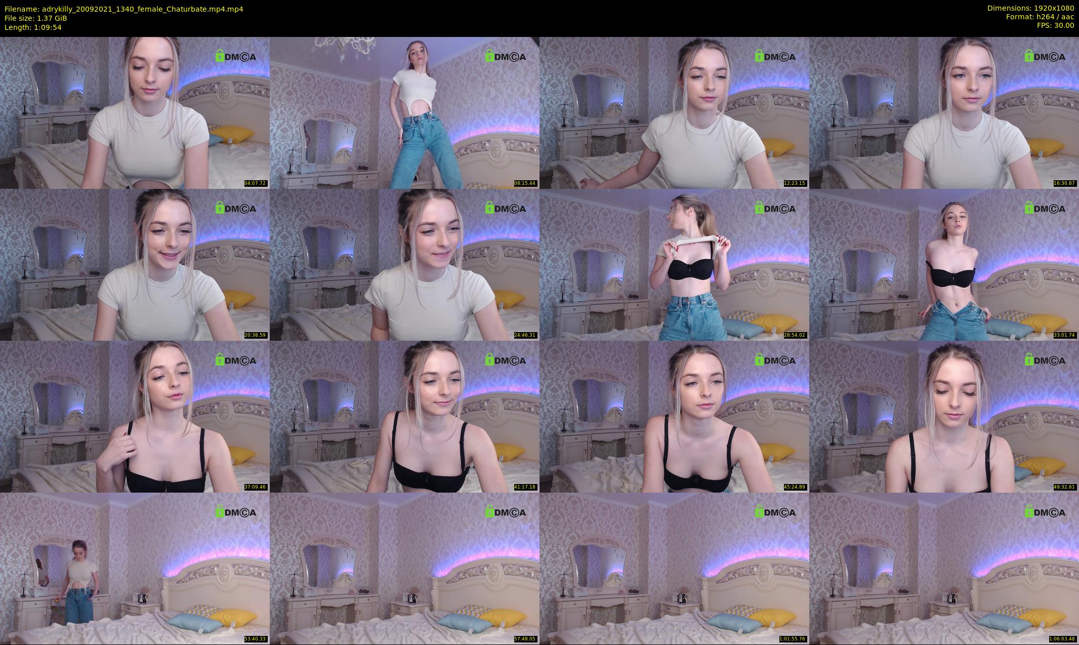 adrykilly — 70 minute Chaturbate female cam show recording, 1080p, Sep 20, 2021