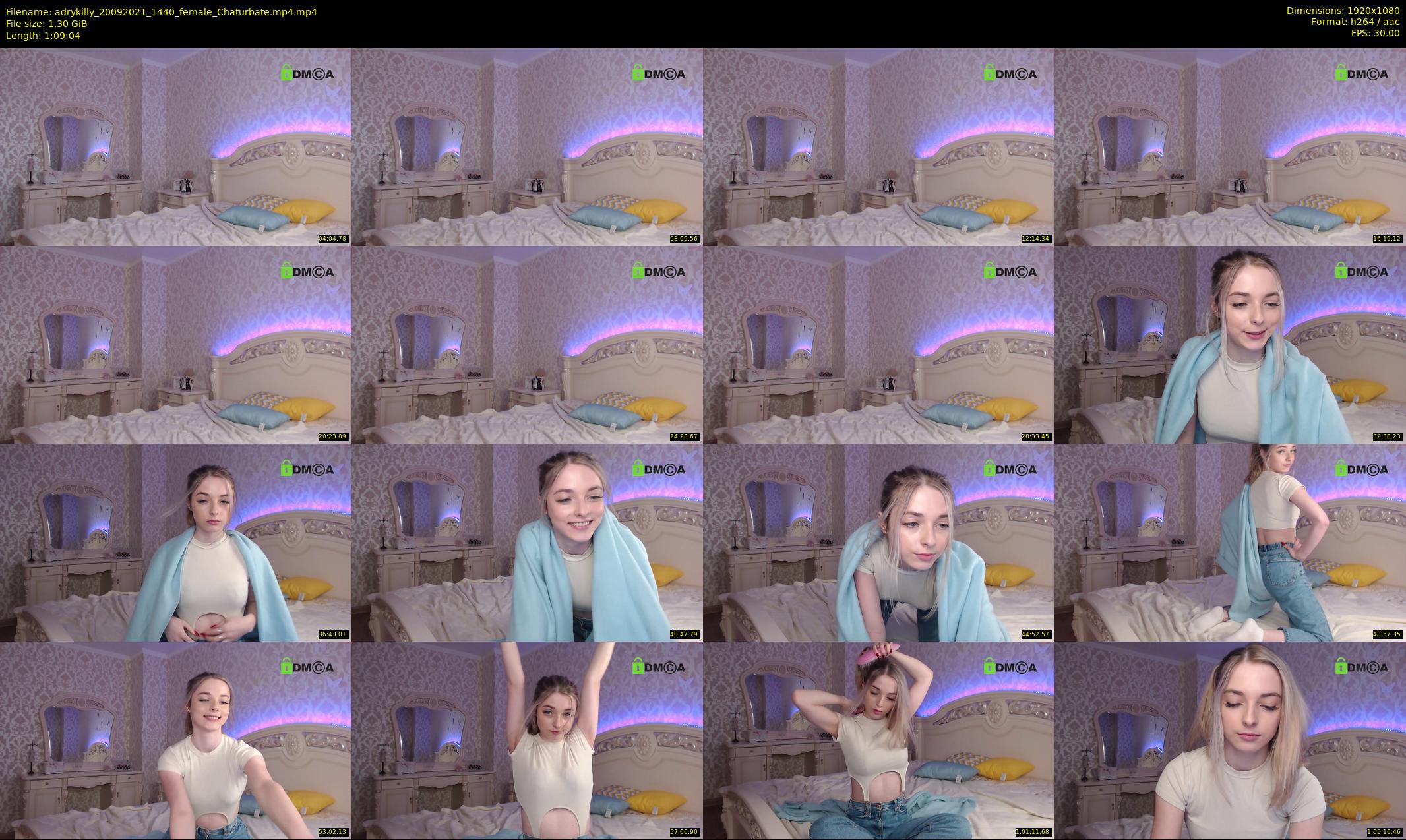 adrykilly — 70 minute Chaturbate female cam show recording, 1080p, Sep 20, 2021
