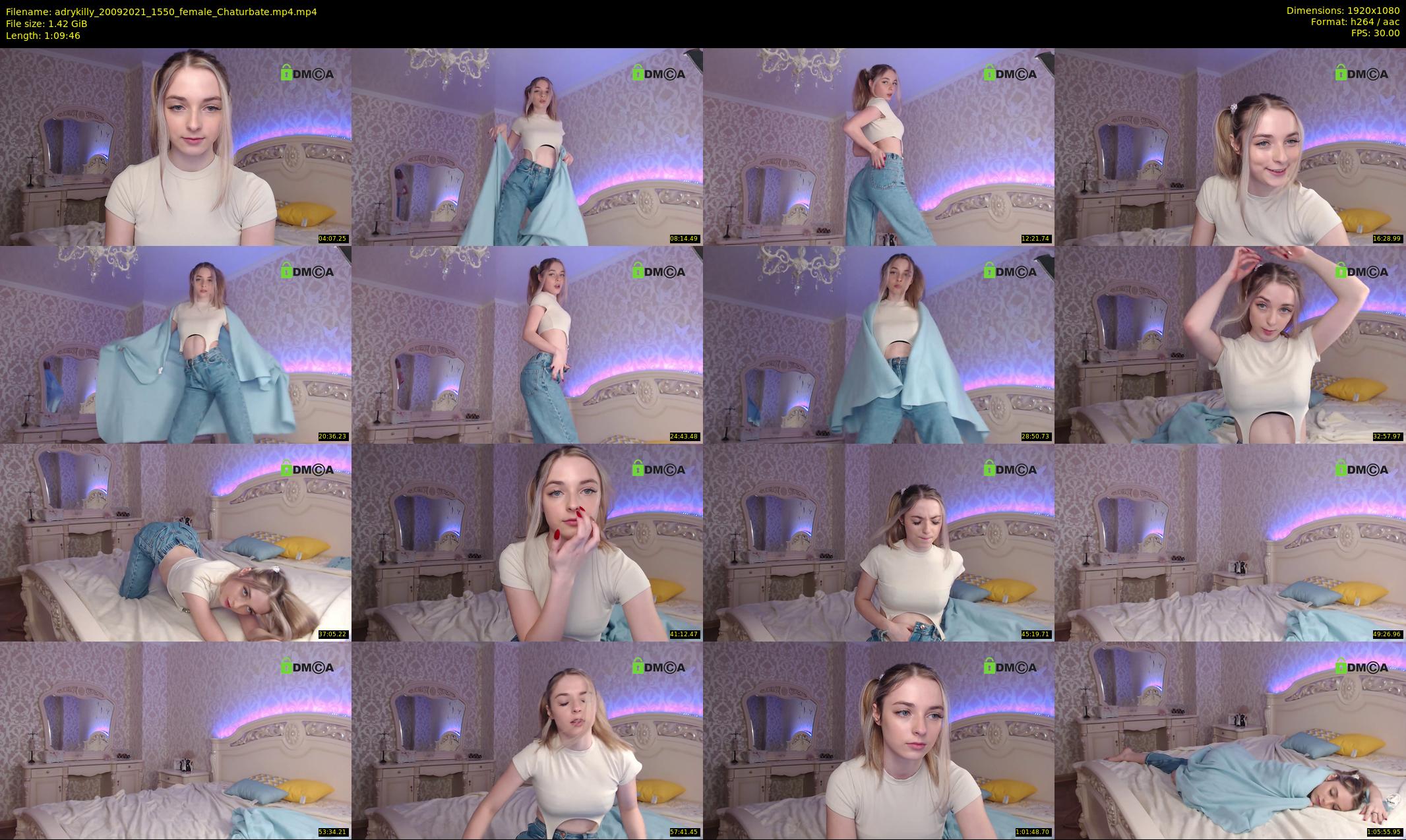adrykilly — 70 minute Chaturbate female cam show recording, 1080p, Sep 20, 2021