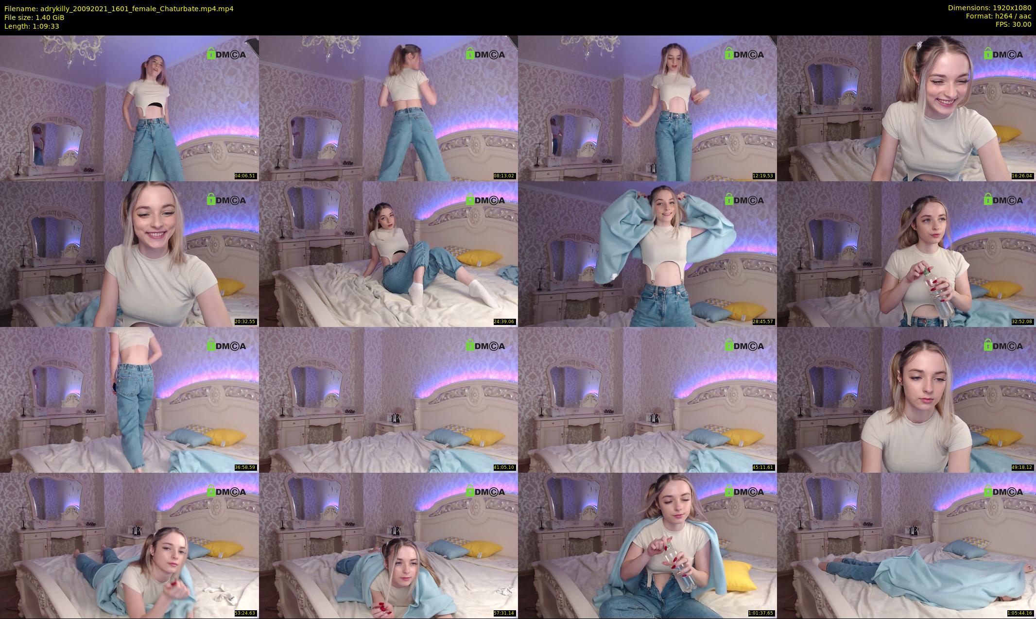 adrykilly — 70 minute Chaturbate female cam show recording, 1080p, Sep 20, 2021