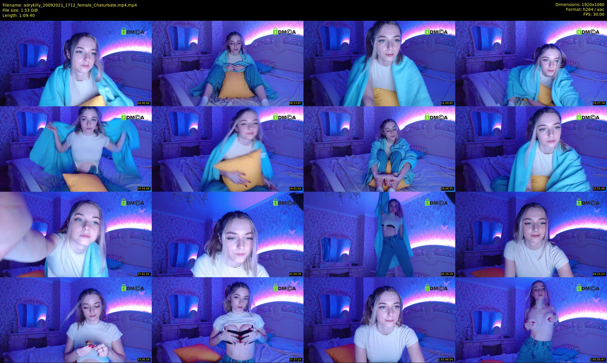 adrykilly — 70 minute Chaturbate female cam show recording, 1080p, Sep 20, 2021