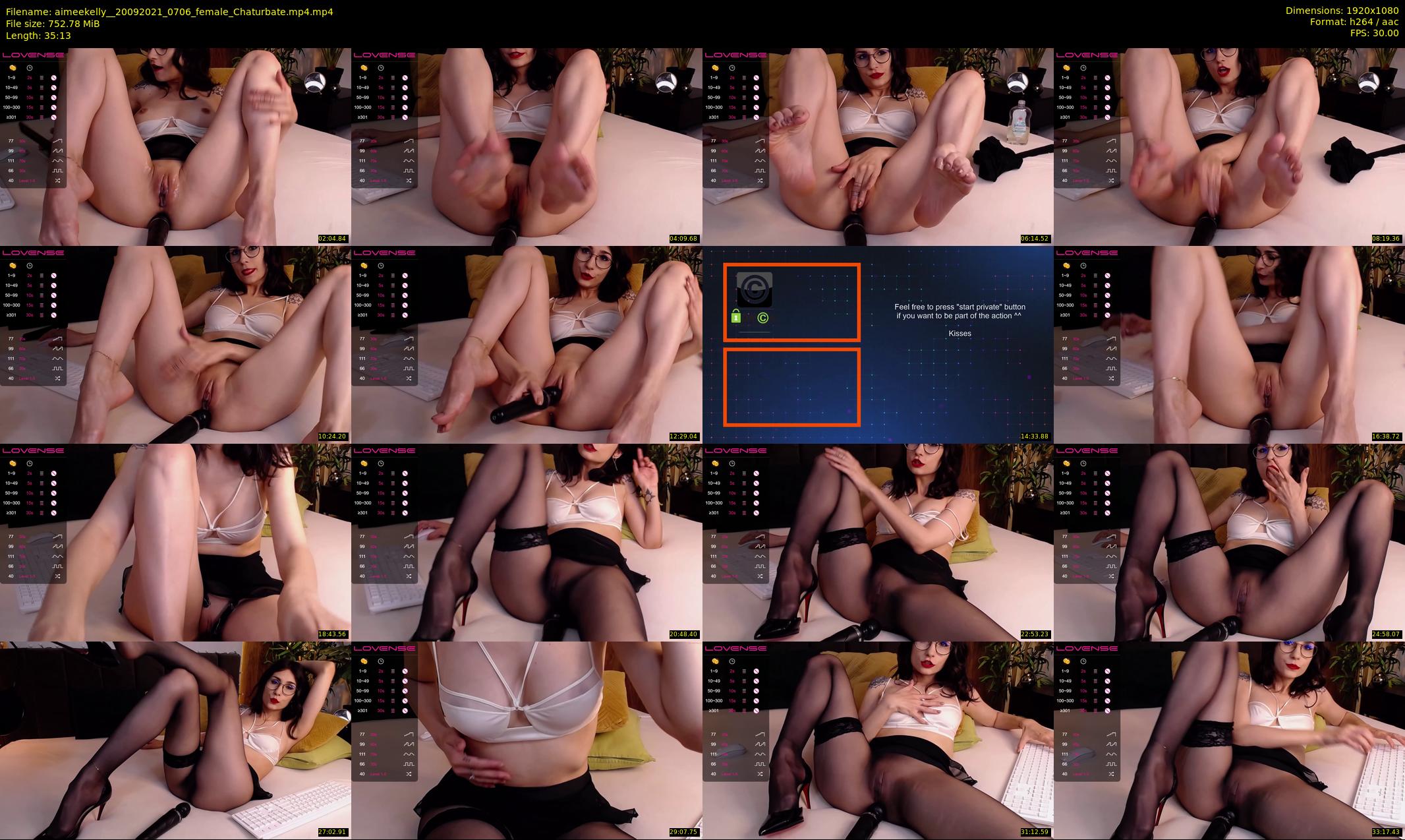 aimeekelly_ — 36 minute Chaturbate female cam show recording, 1080p, Sep 20, 2021