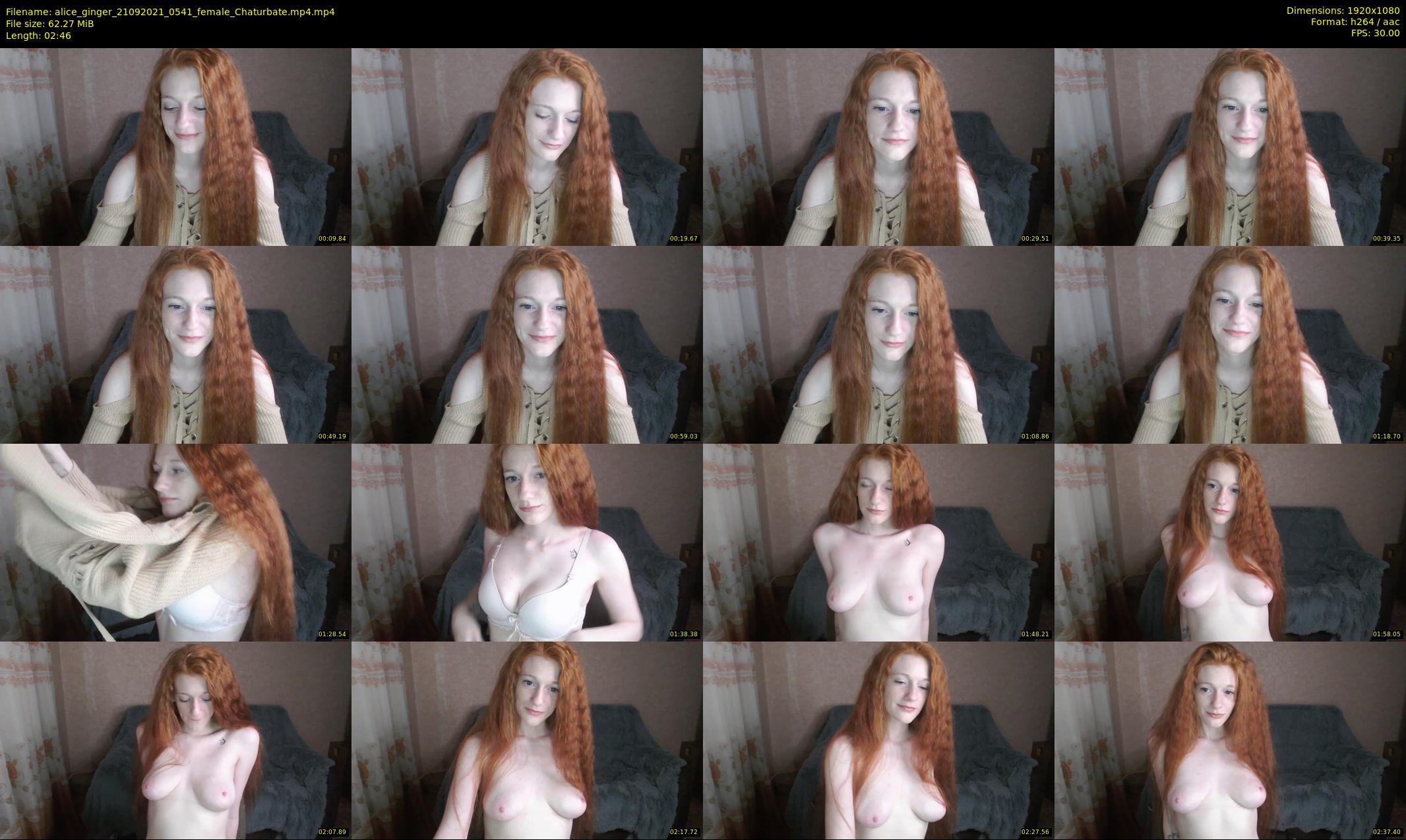alice_ginger — 3 minute Chaturbate female cam show recording, 1080p, Sep 21, 2021