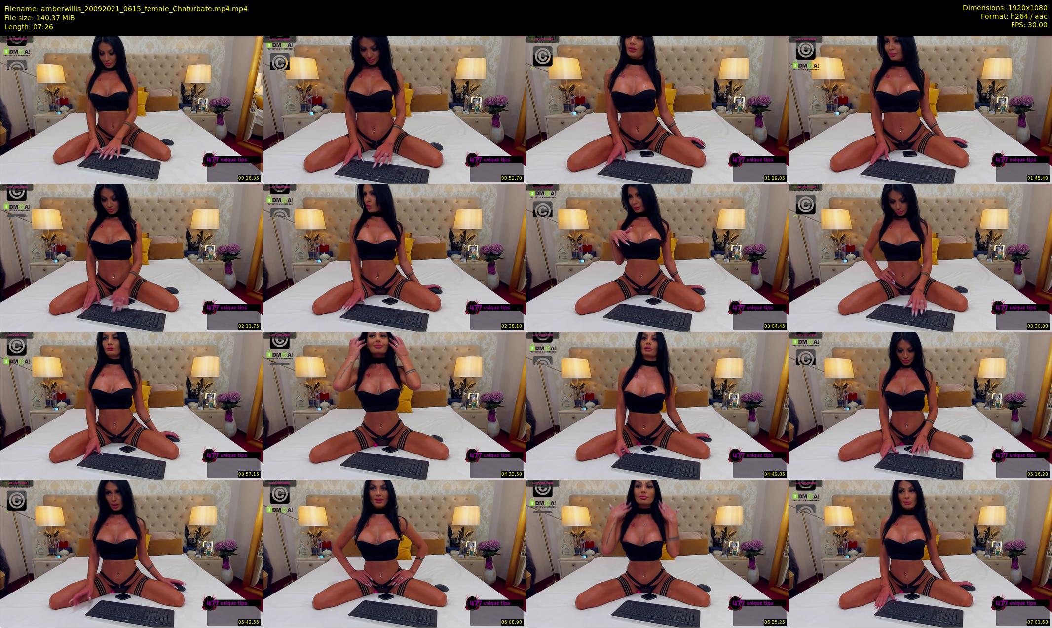 amberwillis — 8 minute Chaturbate female cam show recording, 1080p, Sep 20, 2021