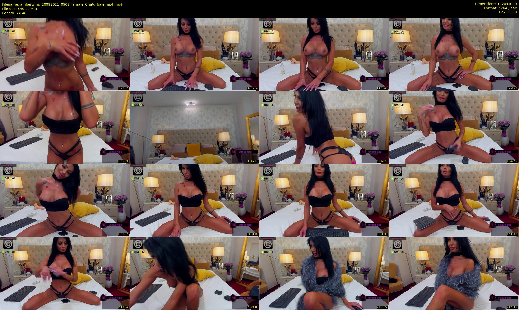 amberwillis — 25 minute Chaturbate female cam show recording, 1080p, Sep 20, 2021