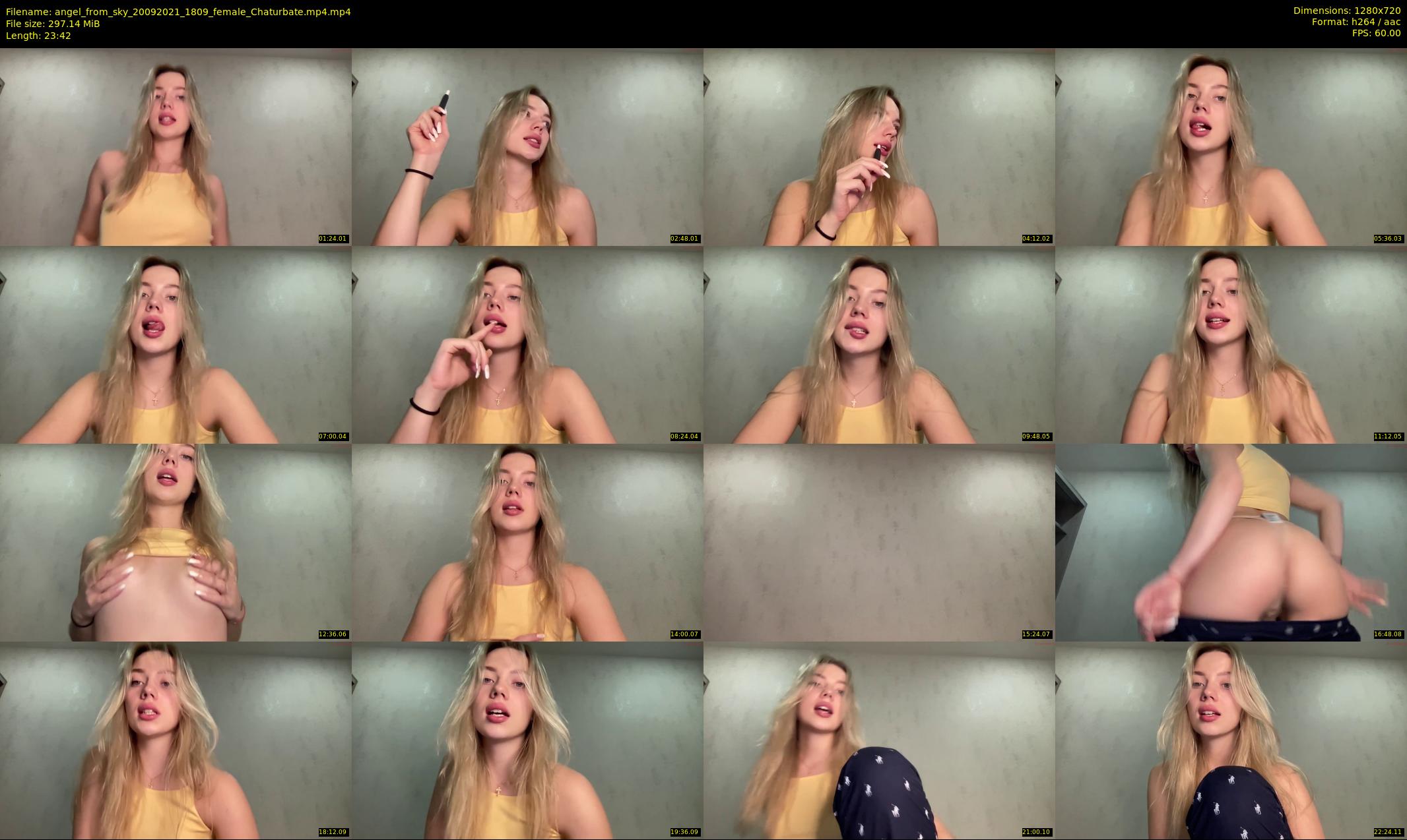 angel_from_sky — 24 minute Chaturbate female cam show recording, 720p, Sep 20, 2021