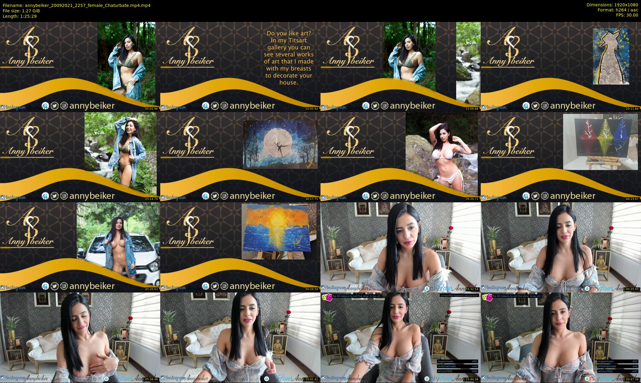 annybeiker — 86 minute Chaturbate female cam show recording, 1080p, Sep 20, 2021