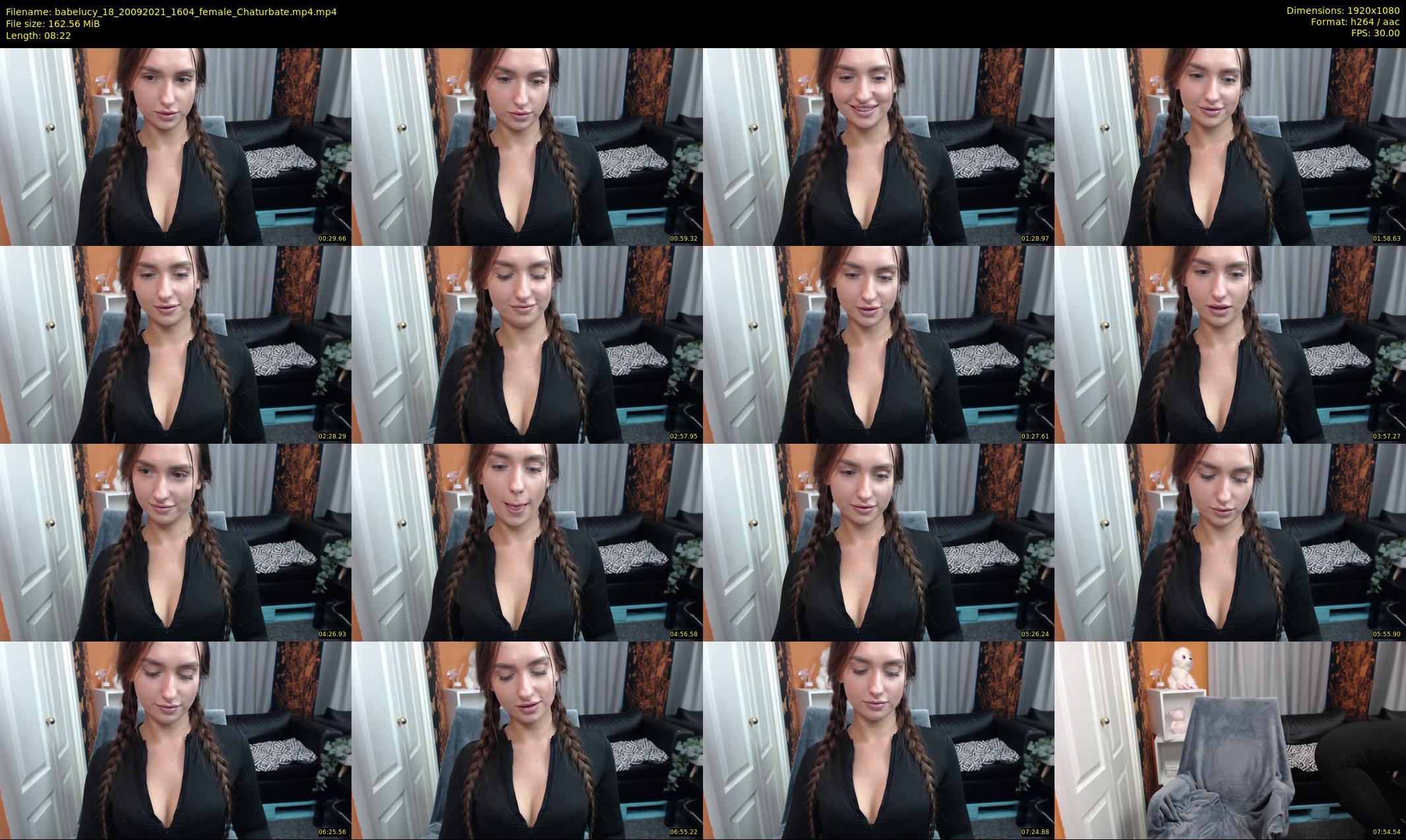 babelucy_18 — 9 minute Chaturbate female cam show recording, 1080p, Sep 20, 2021
