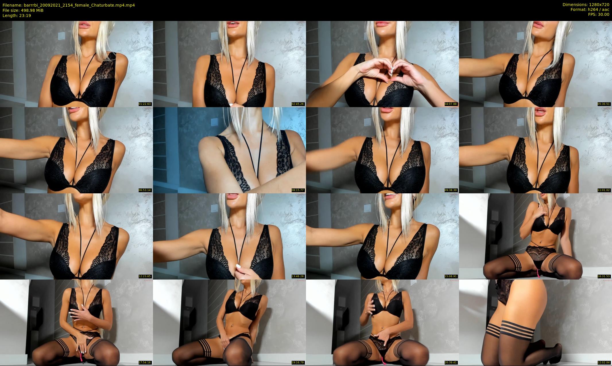barrrbi — 24 minute Chaturbate female cam show recording, 720p, Sep 20, 2021