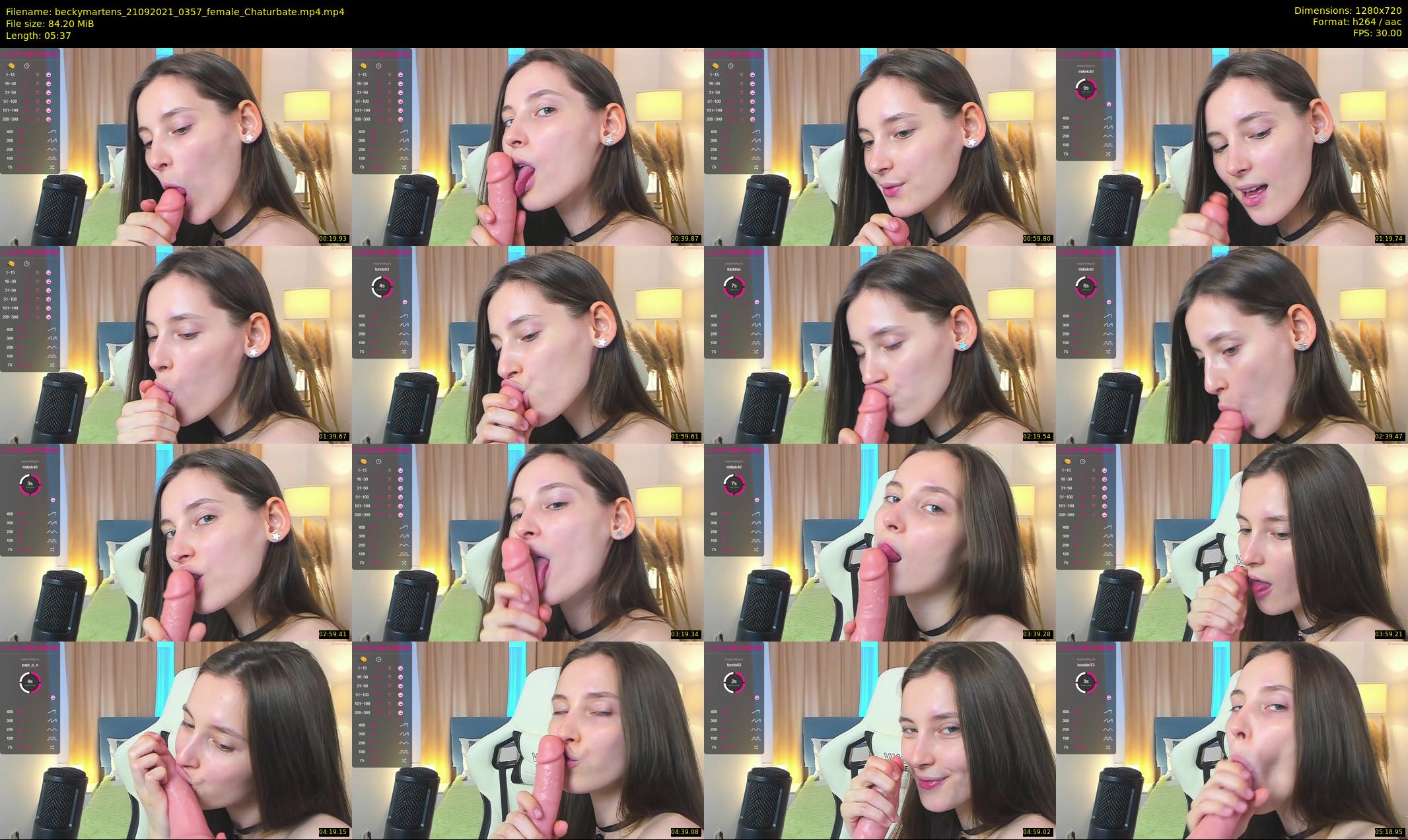 beckymartens — 6 minute Chaturbate female cam show recording, 720p, Sep 21, 2021
