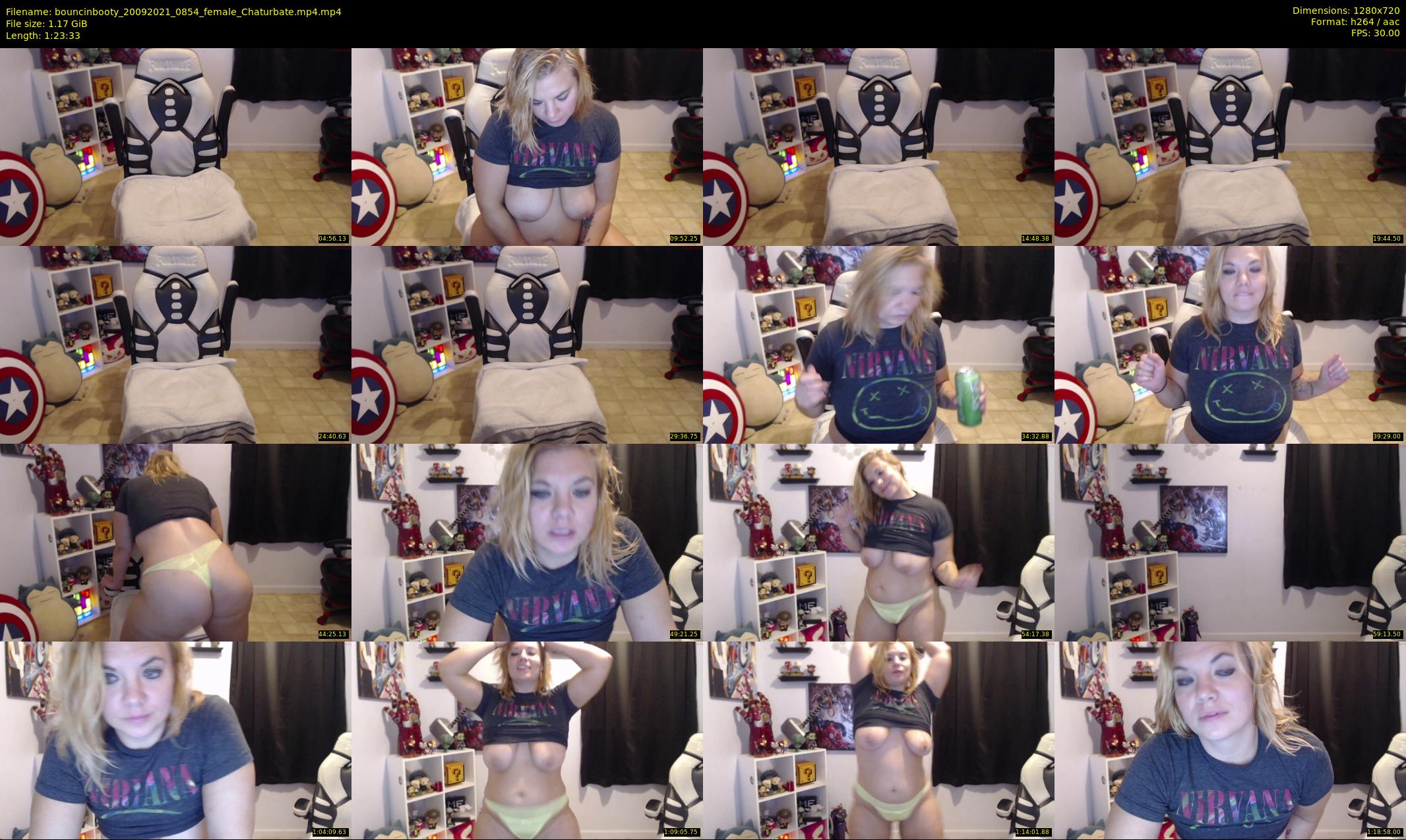 bouncinbooty — 84 minute Chaturbate female cam show recording, 720p, Sep 20, 2021