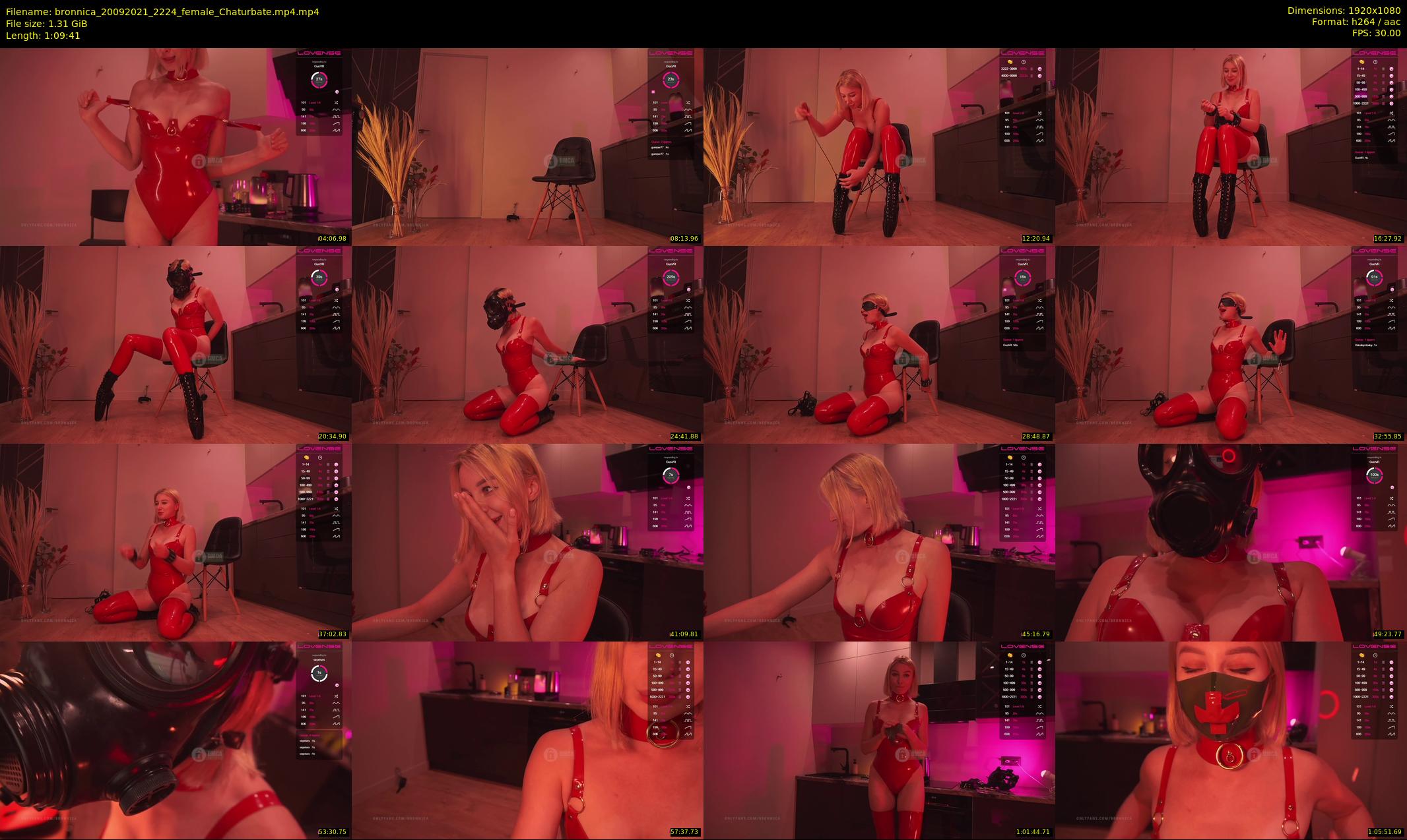 bronnica — 70 minute Chaturbate female cam show recording, 1080p, Sep 20, 2021