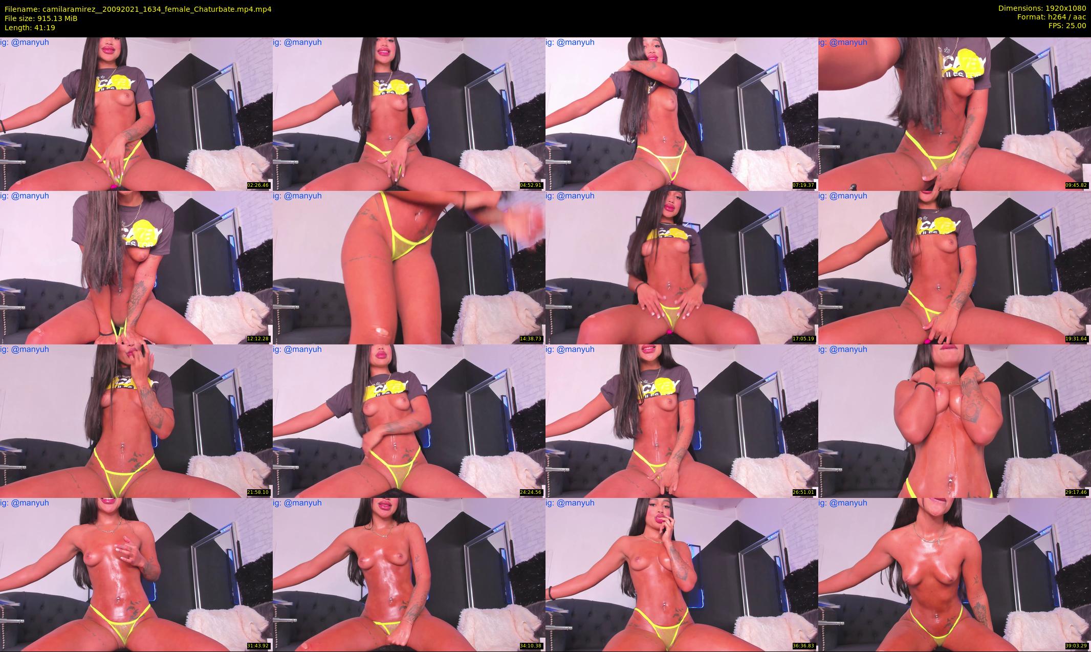 camilaramirez_ — 42 minute Chaturbate female cam show recording, 1080p, Sep 20, 2021