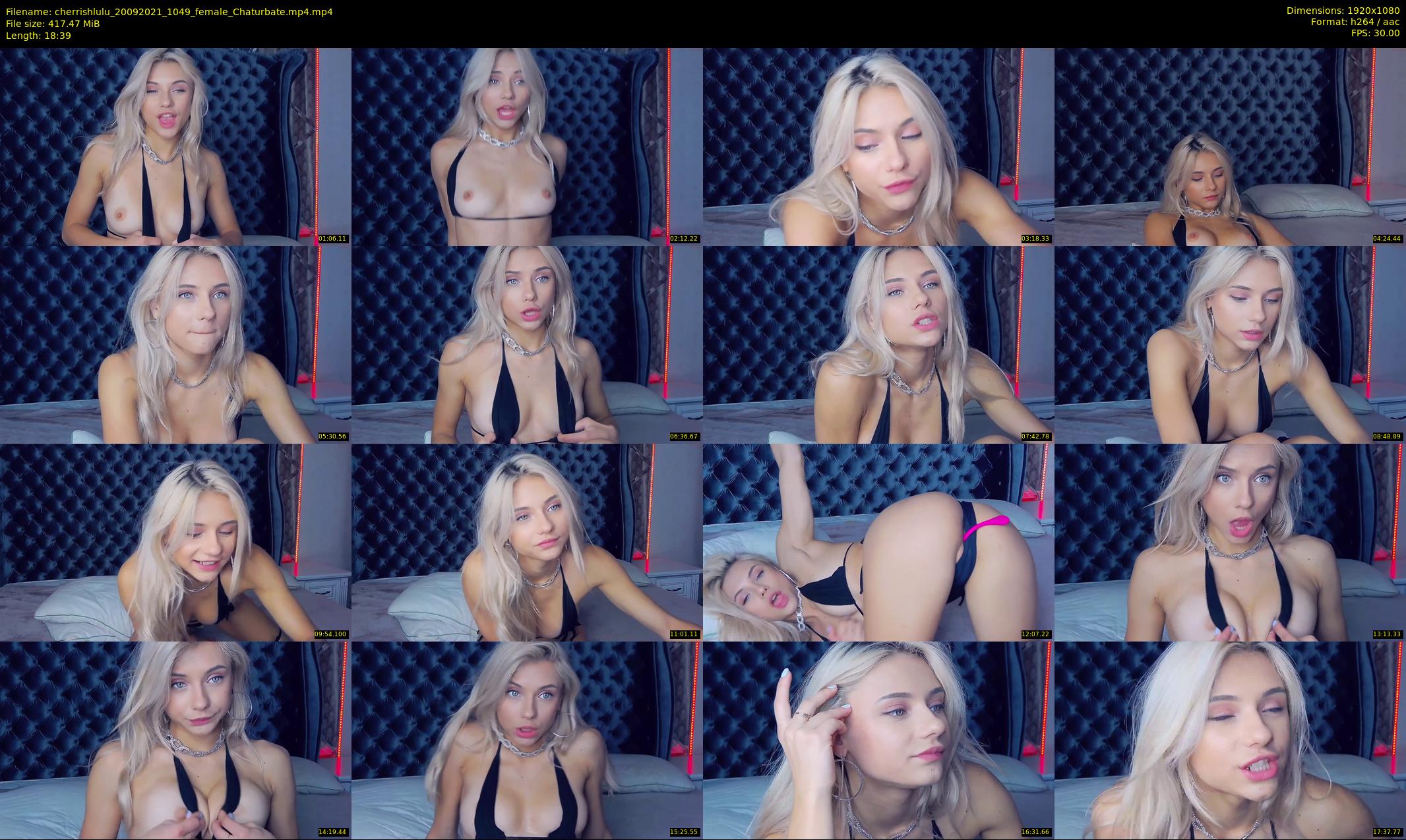 cherrishlulu — 19 minute Chaturbate female cam show recording, 1080p, Sep 20, 2021