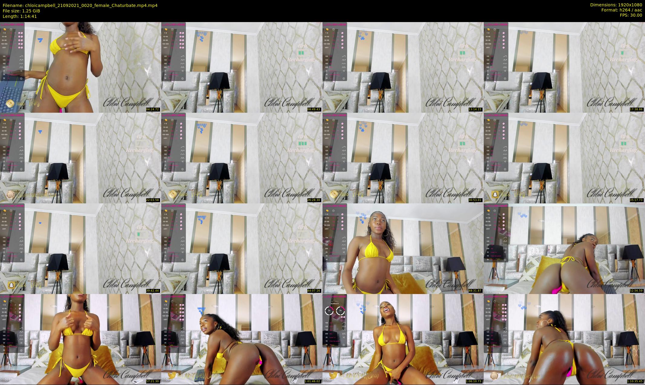 chloicampbell — 75 minute Chaturbate female cam show recording, 1080p, Sep 21, 2021