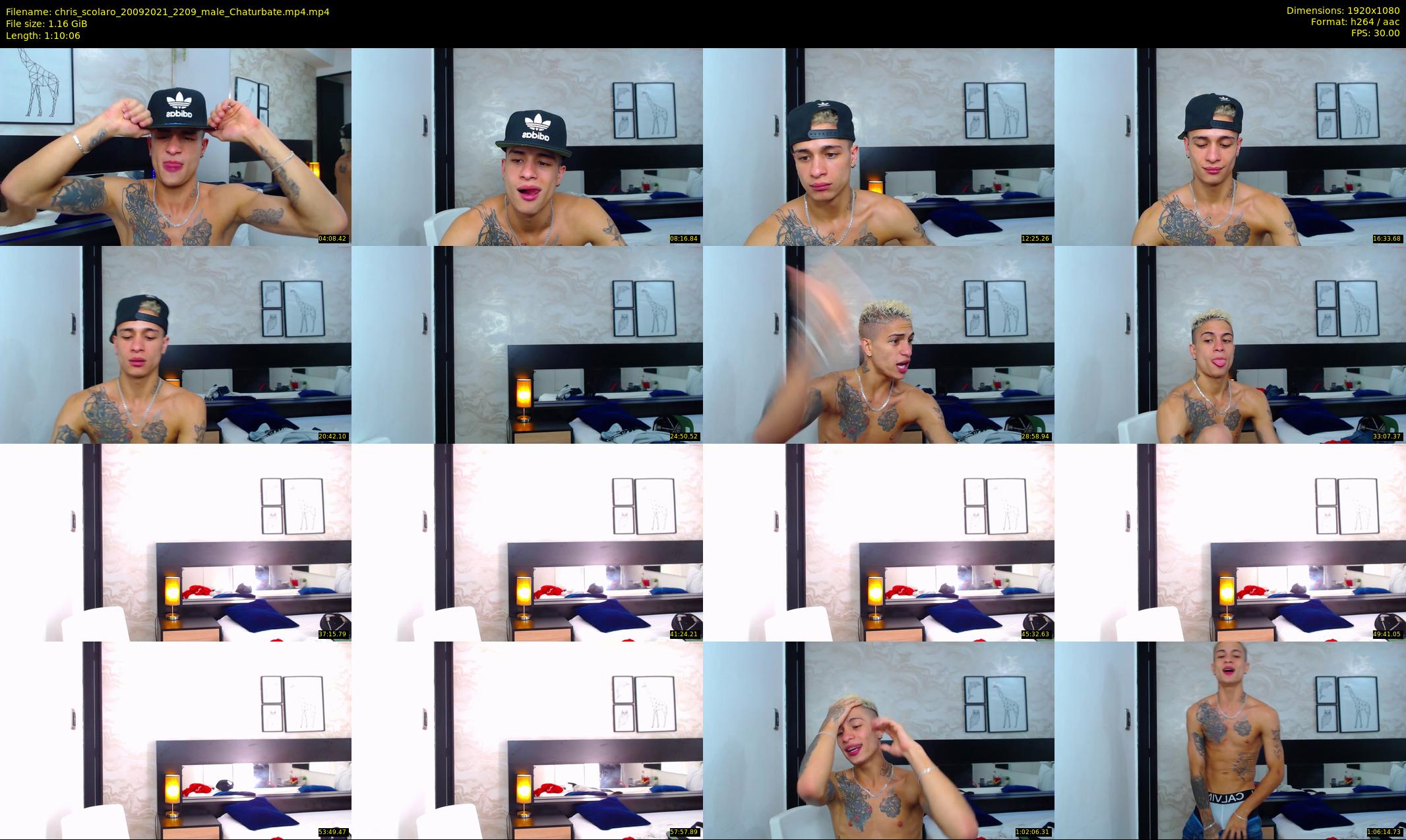 chris_scolaro — 71 minute Chaturbate male cam show recording, 1080p, Sep 20, 2021