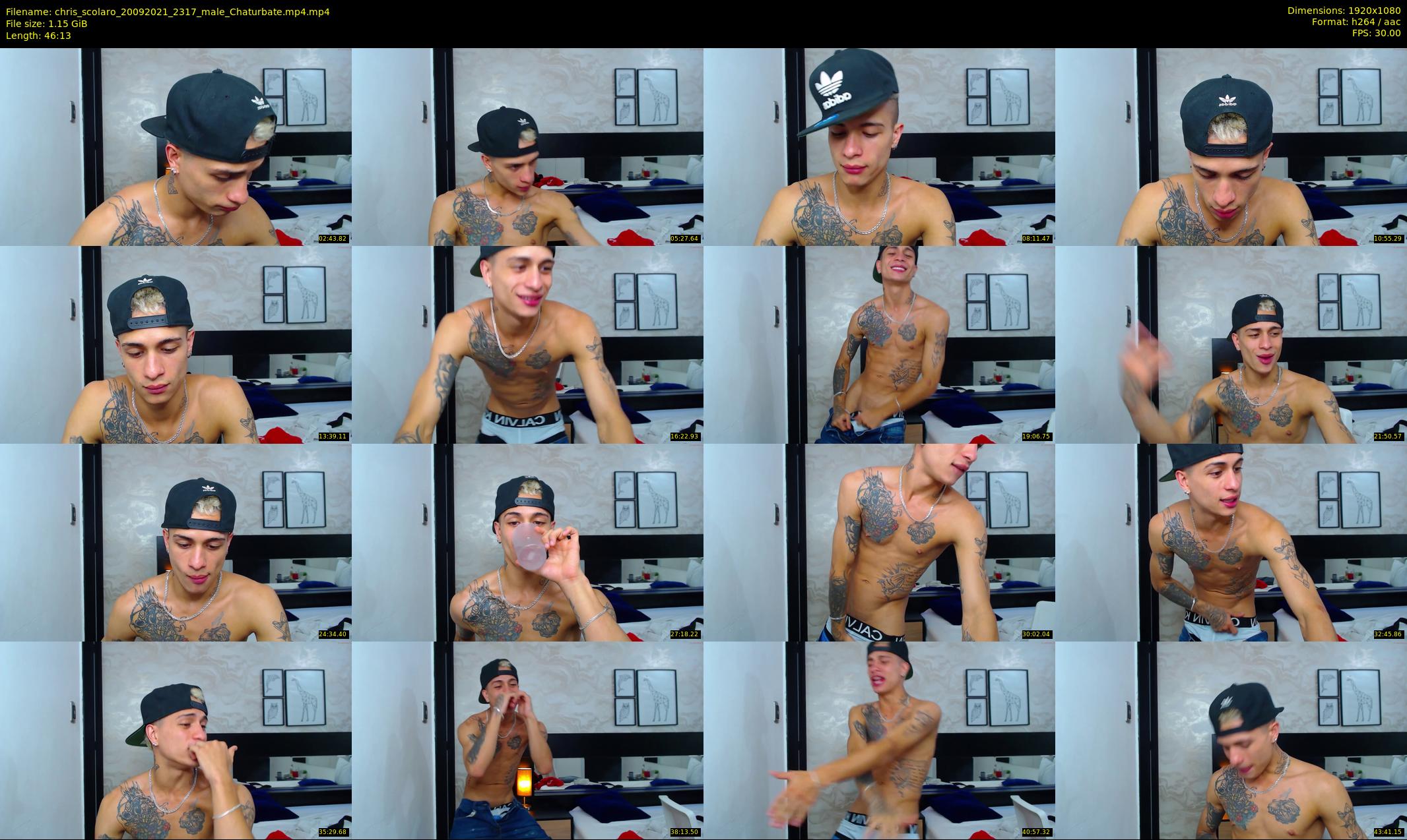 chris_scolaro — 47 minute Chaturbate male cam show recording, 1080p, Sep 20, 2021