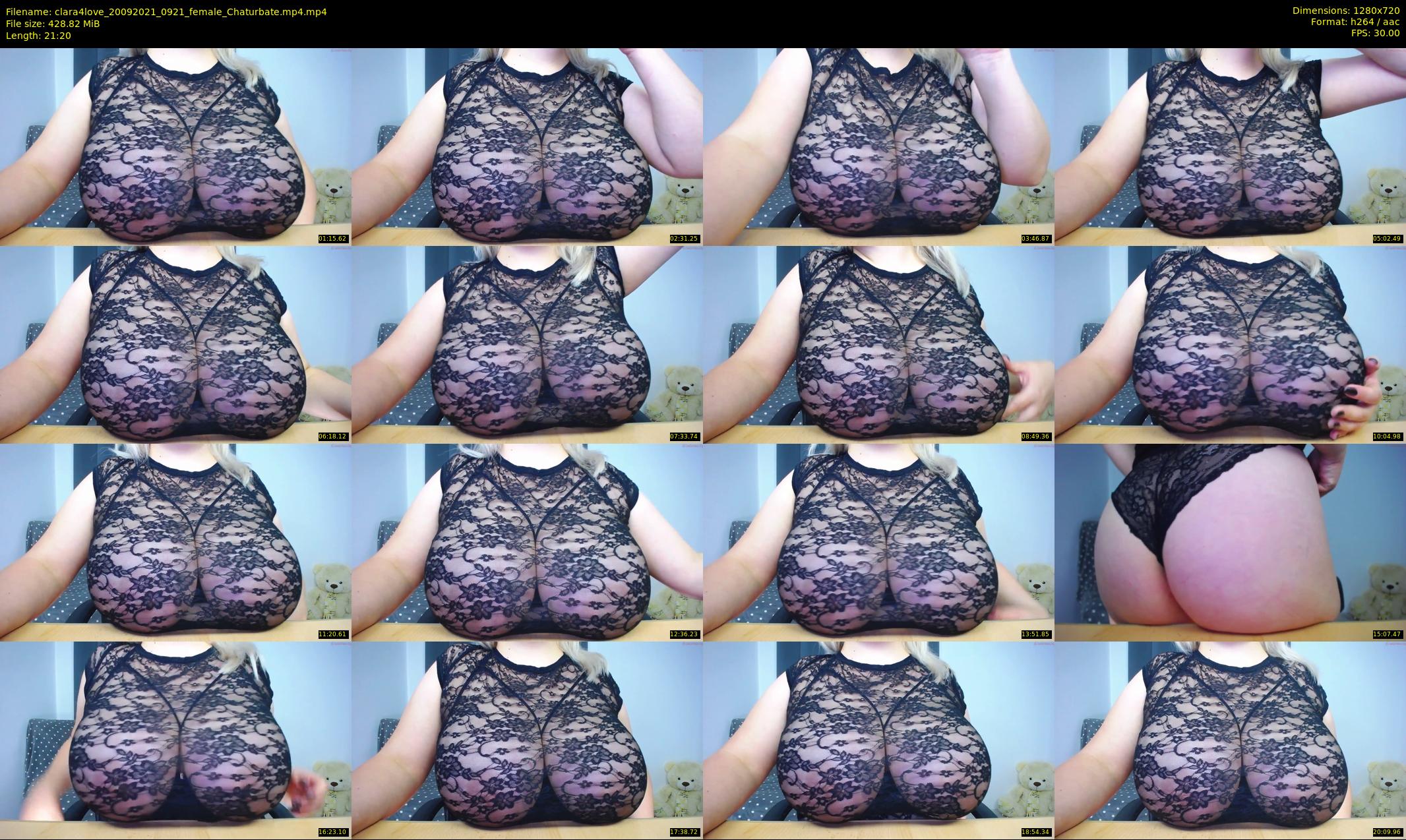 clara4love — 22 minute Chaturbate female cam show recording, 720p, Sep 20, 2021