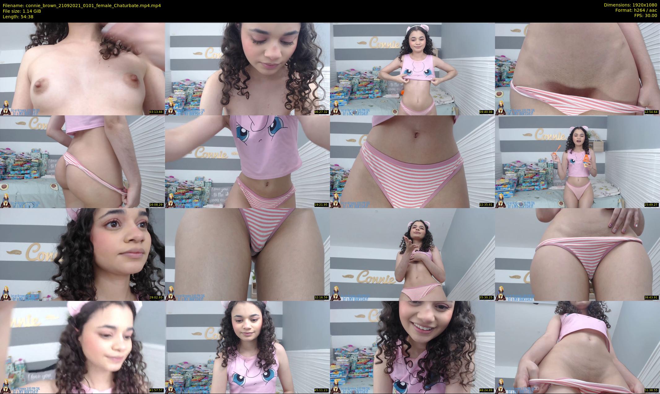 connie_brown — 55 minute Chaturbate female cam show recording, 1080p, Sep 21, 2021