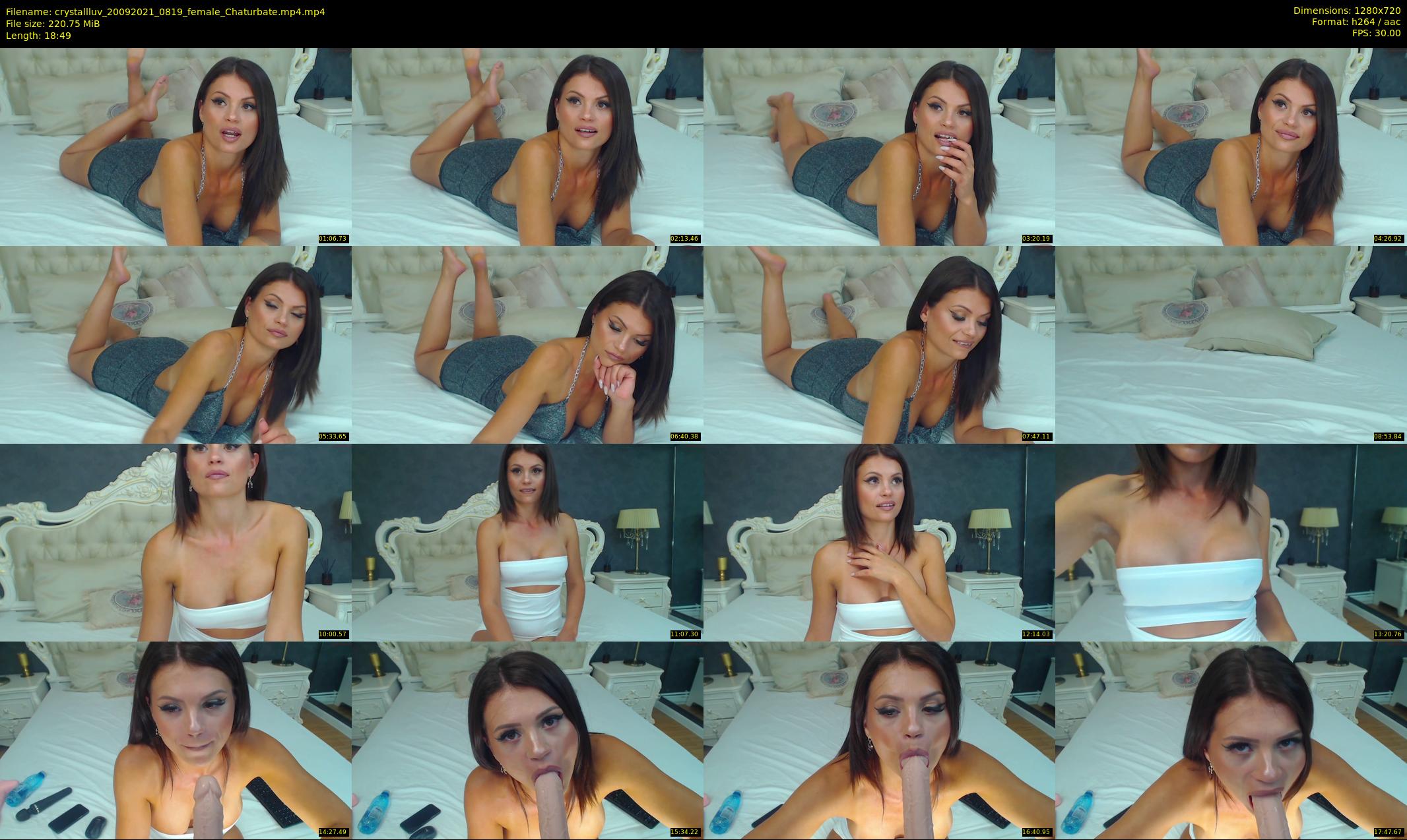 crystallluv — 19 minute Chaturbate female cam show recording, 720p, Sep 20, 2021