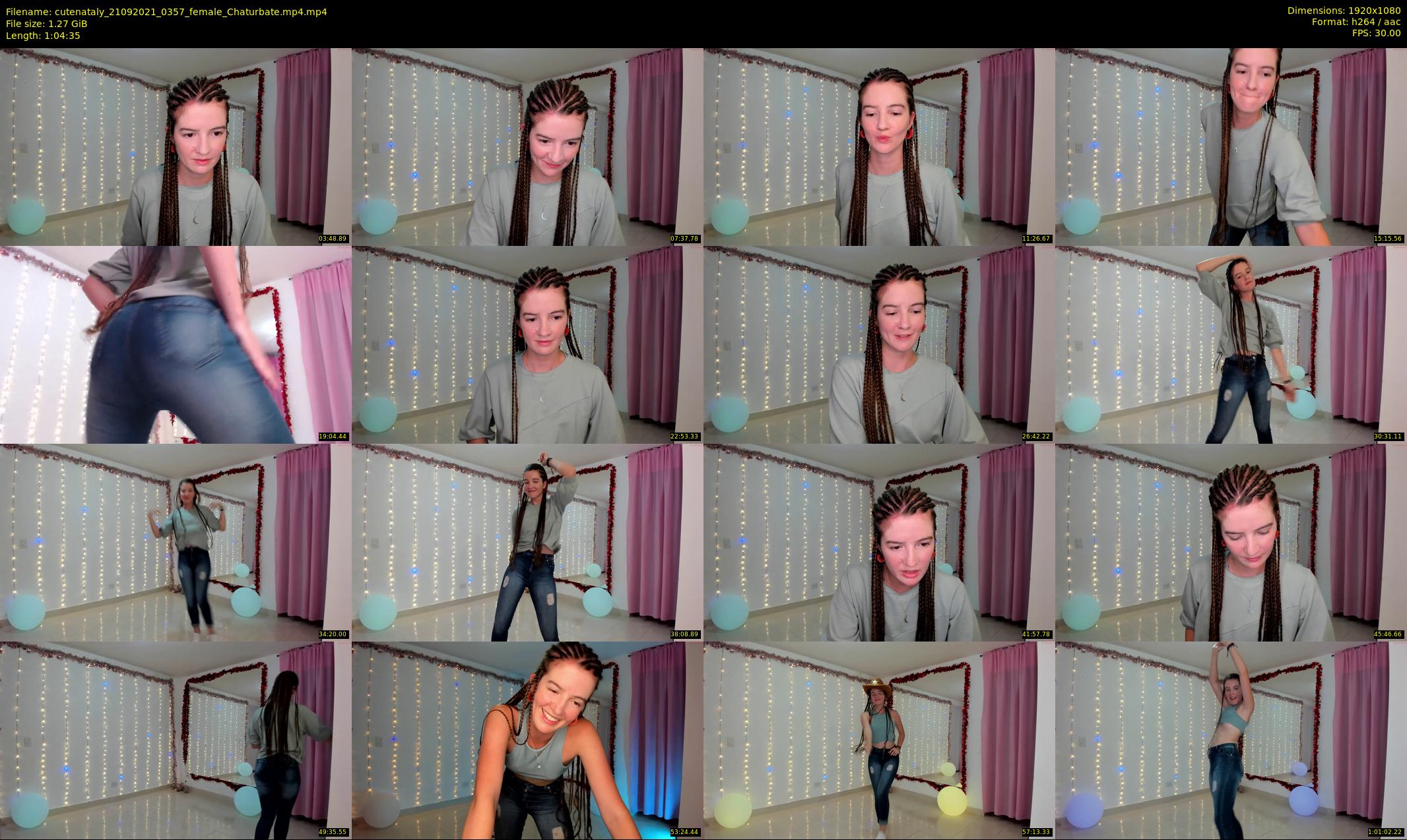 cutenataly — 65 minute Chaturbate female cam show recording, 1080p, Sep 21, 2021
