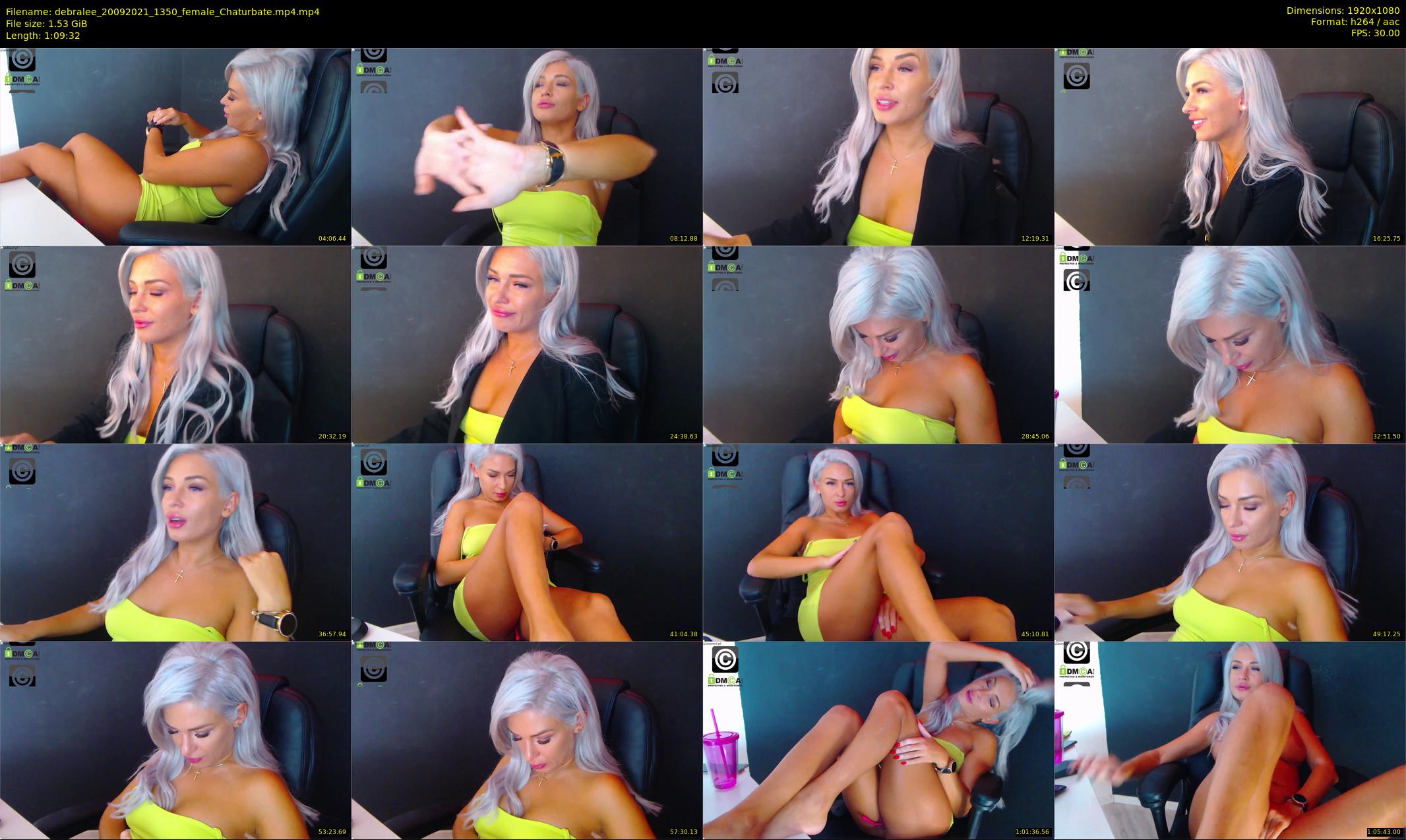 debralee — 70 minute Chaturbate female cam show recording, 1080p, Sep 20, 2021