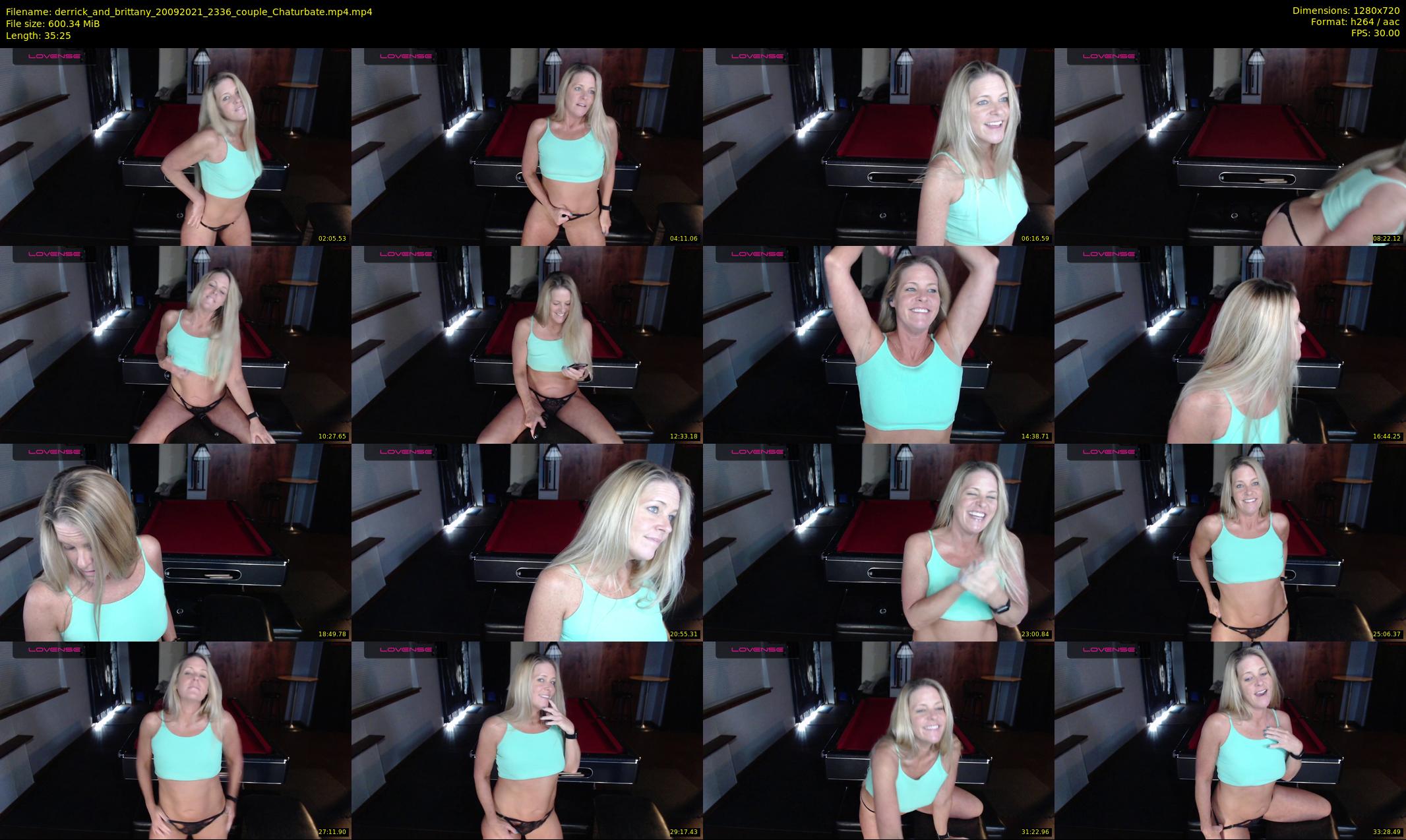 derrick_and_brittany — 36 minute Chaturbate couple cam show recording, 720p, Sep 20, 2021