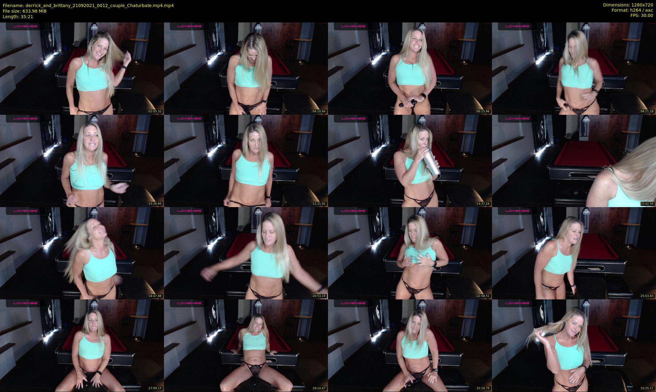 derrick_and_brittany — 36 minute Chaturbate couple cam show recording, 720p, Sep 21, 2021