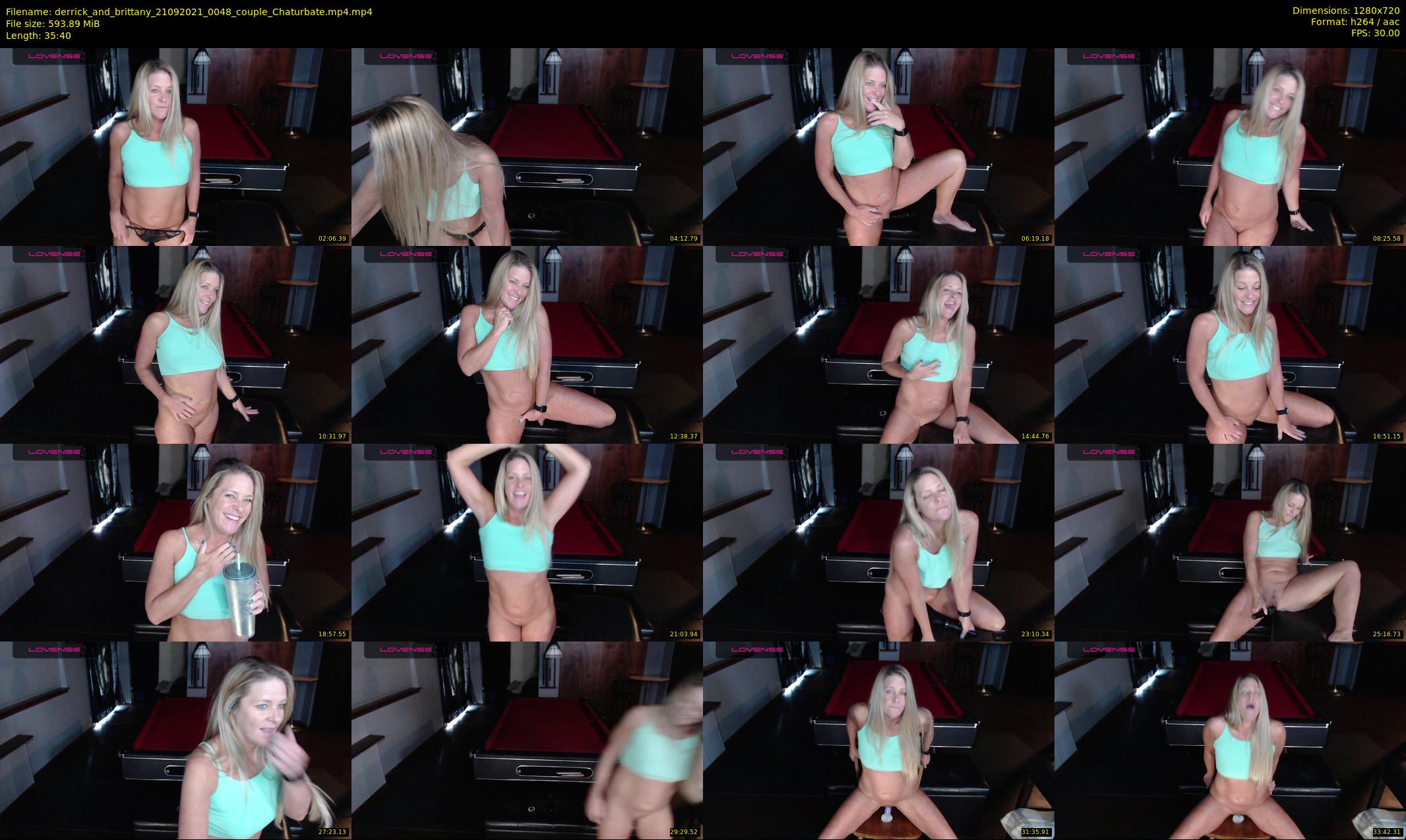 derrick_and_brittany — 36 minute Chaturbate couple cam show recording, 720p, Sep 21, 2021