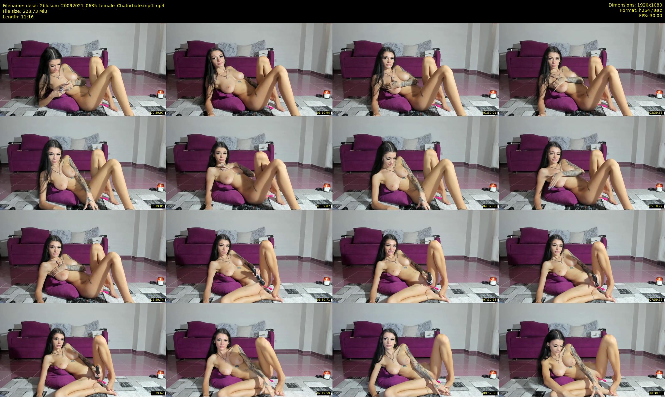 desert2blosom — 12 minute Chaturbate female cam show recording, 1080p, Sep 20, 2021