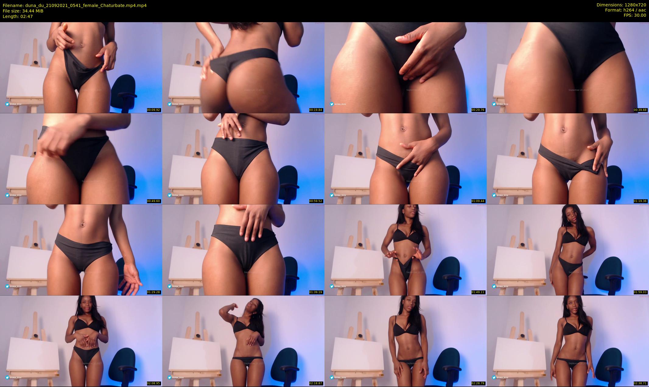 duna_du — 3 minute Chaturbate female cam show recording, 720p, Sep 21, 2021