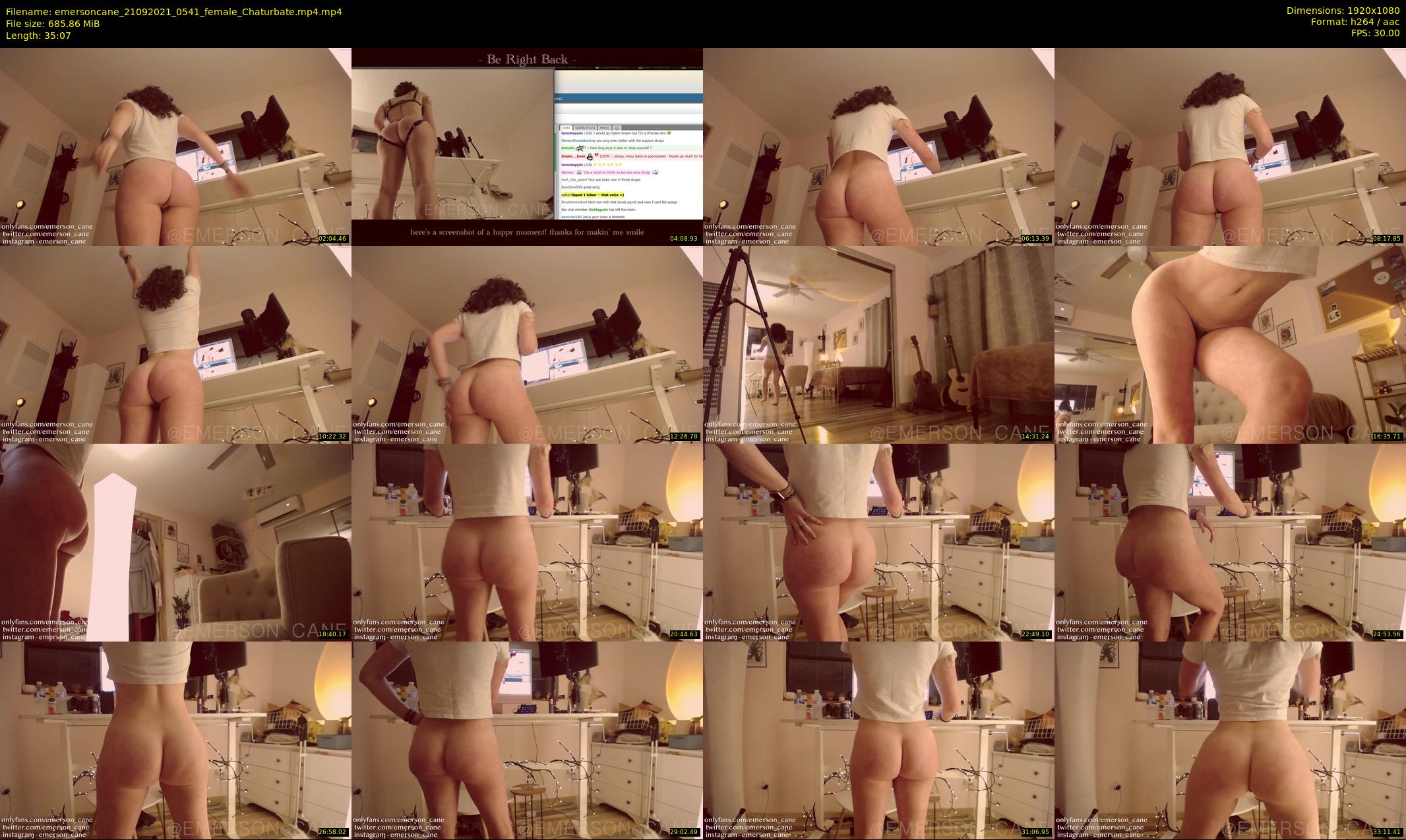emersoncane — 36 minute Chaturbate female cam show recording, 1080p, Sep 21, 2021
