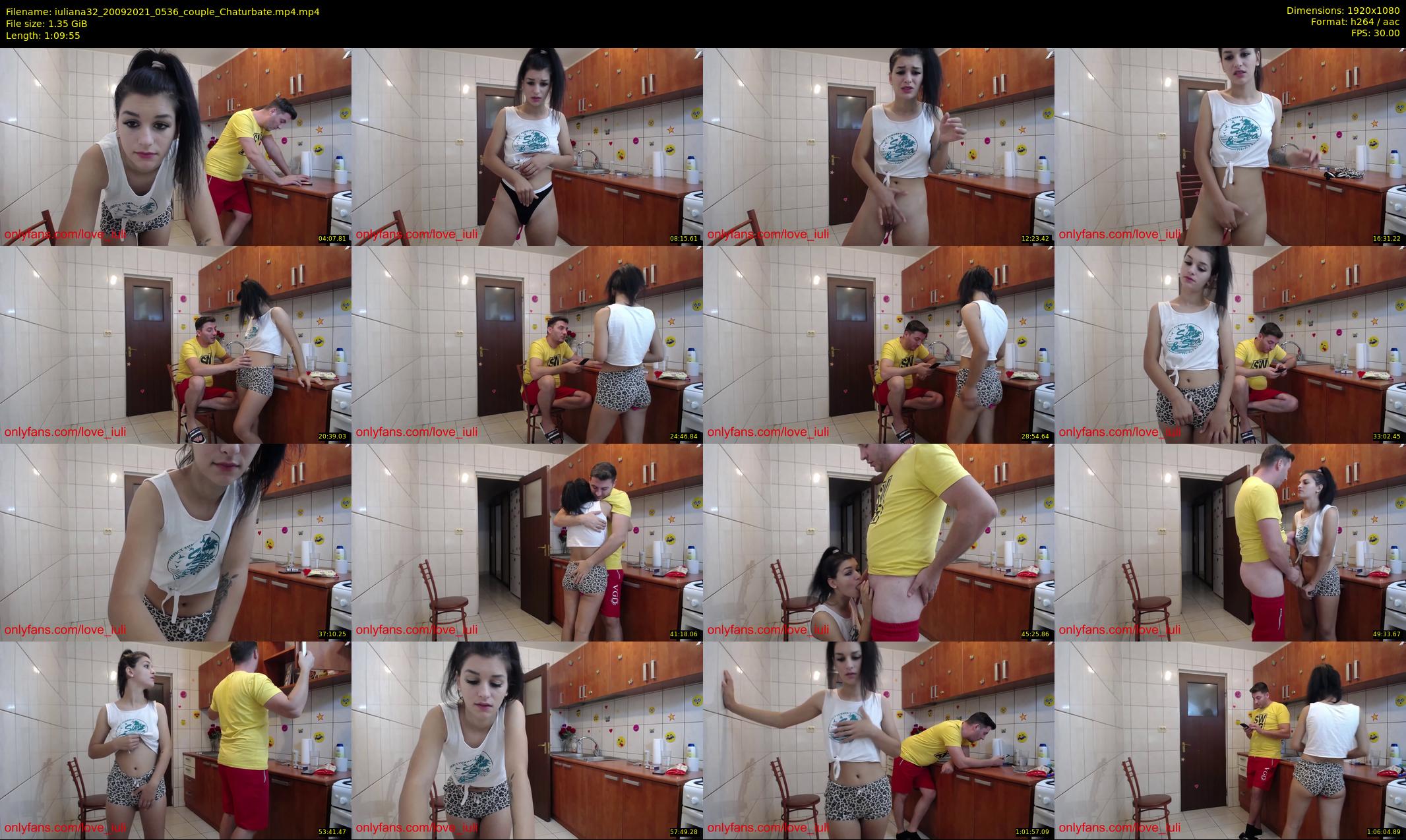 iuliana32 — 70 minute Chaturbate couple cam show recording, 1080p, Sep 20, 2021