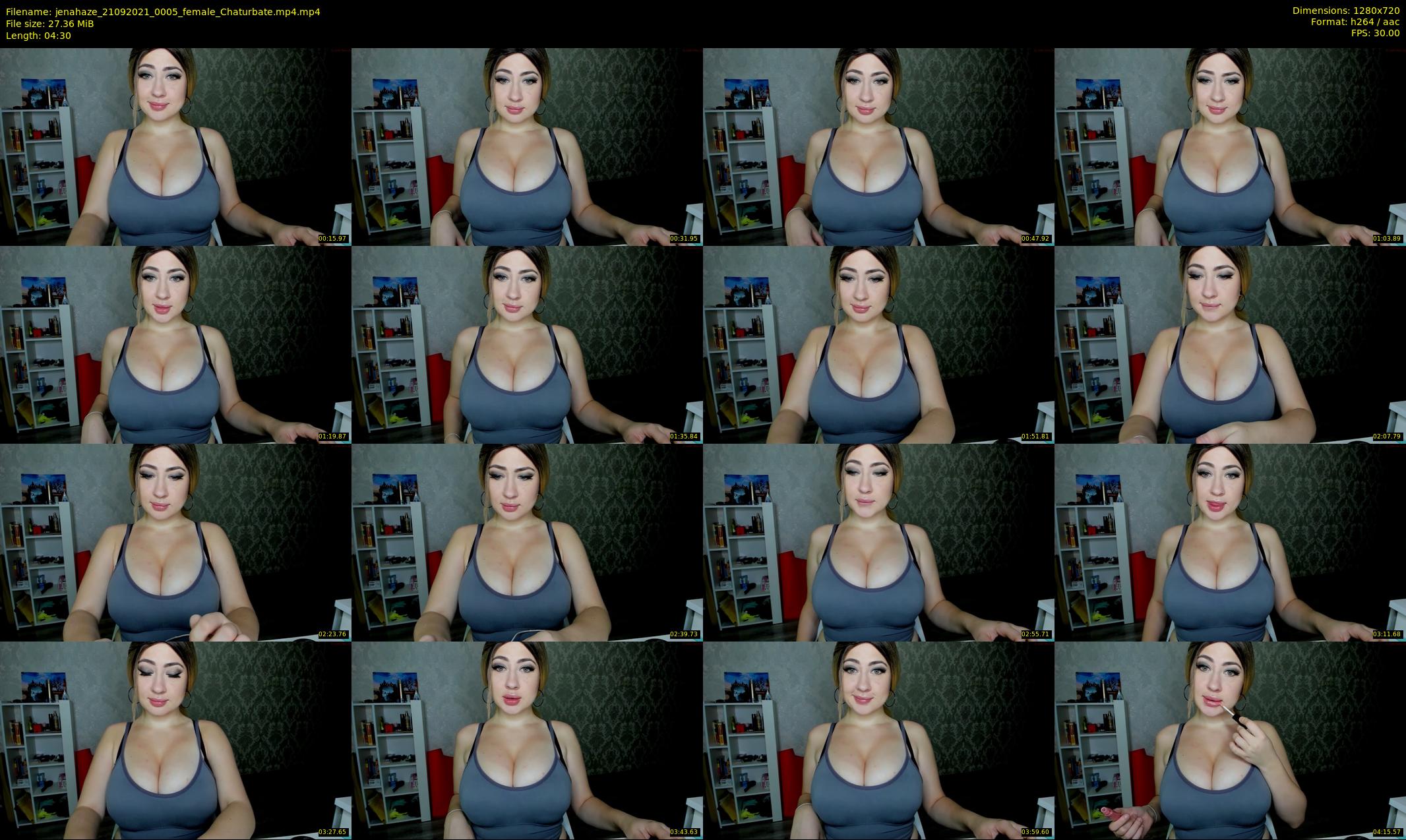jenahaze — 5 minute Chaturbate female cam show recording, 720p, Sep 21, 2021