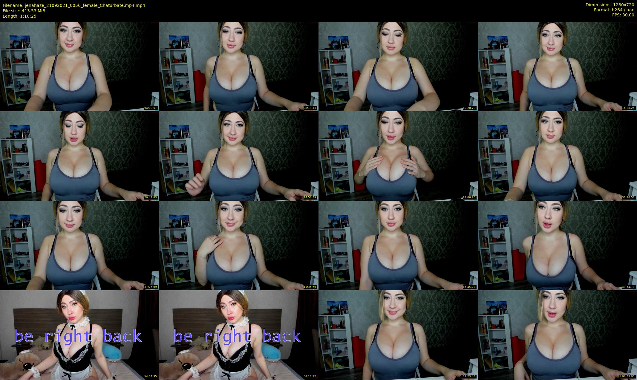 jenahaze — 71 minute Chaturbate female cam show recording, 720p, Sep 21, 2021