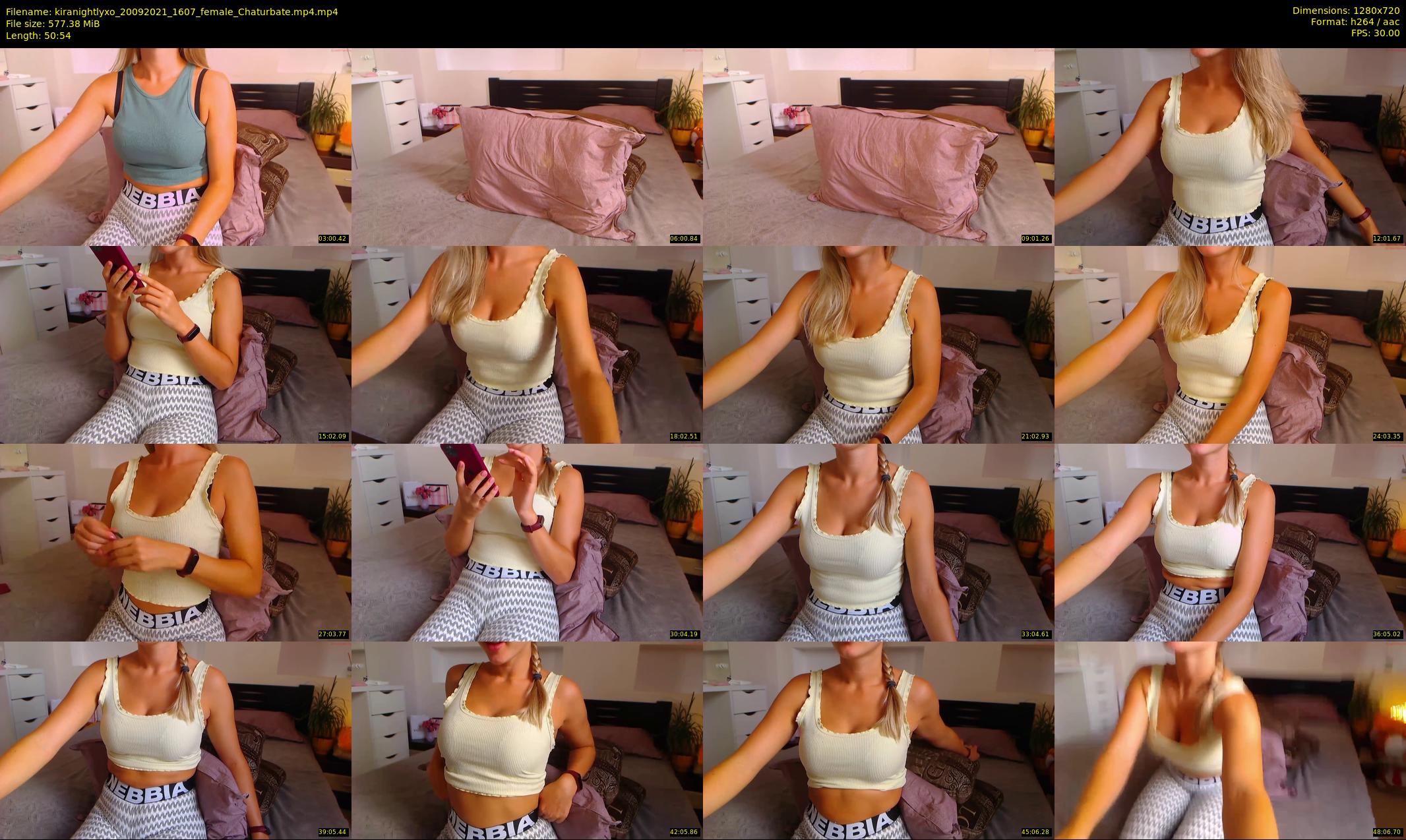 kiranightlyxo — 51 minute Chaturbate female cam show recording, 720p, Sep 20, 2021