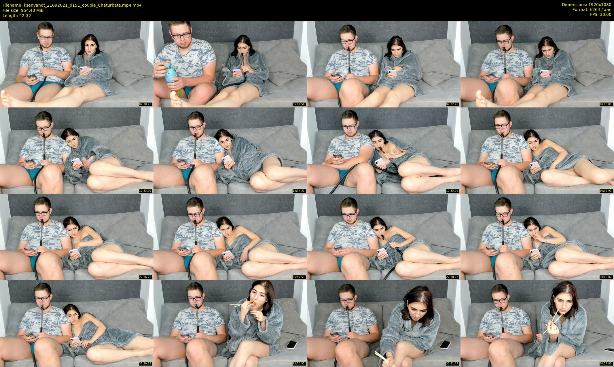 ksenyahot — 43 minute Chaturbate couple cam show recording, 1080p, Sep 21, 2021