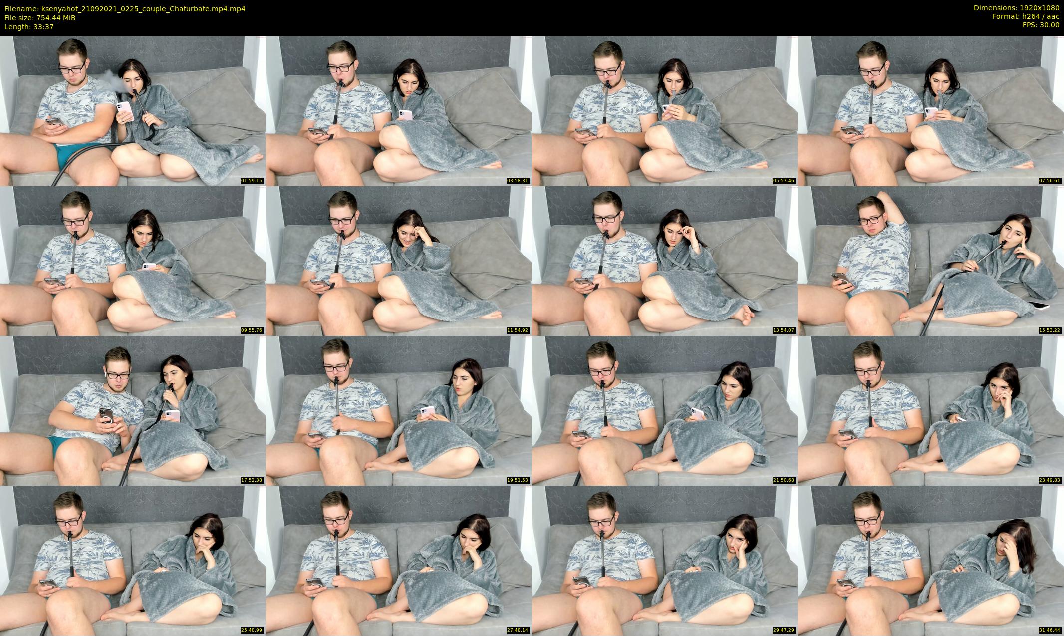ksenyahot — 34 minute Chaturbate couple cam show recording, 1080p, Sep 21, 2021