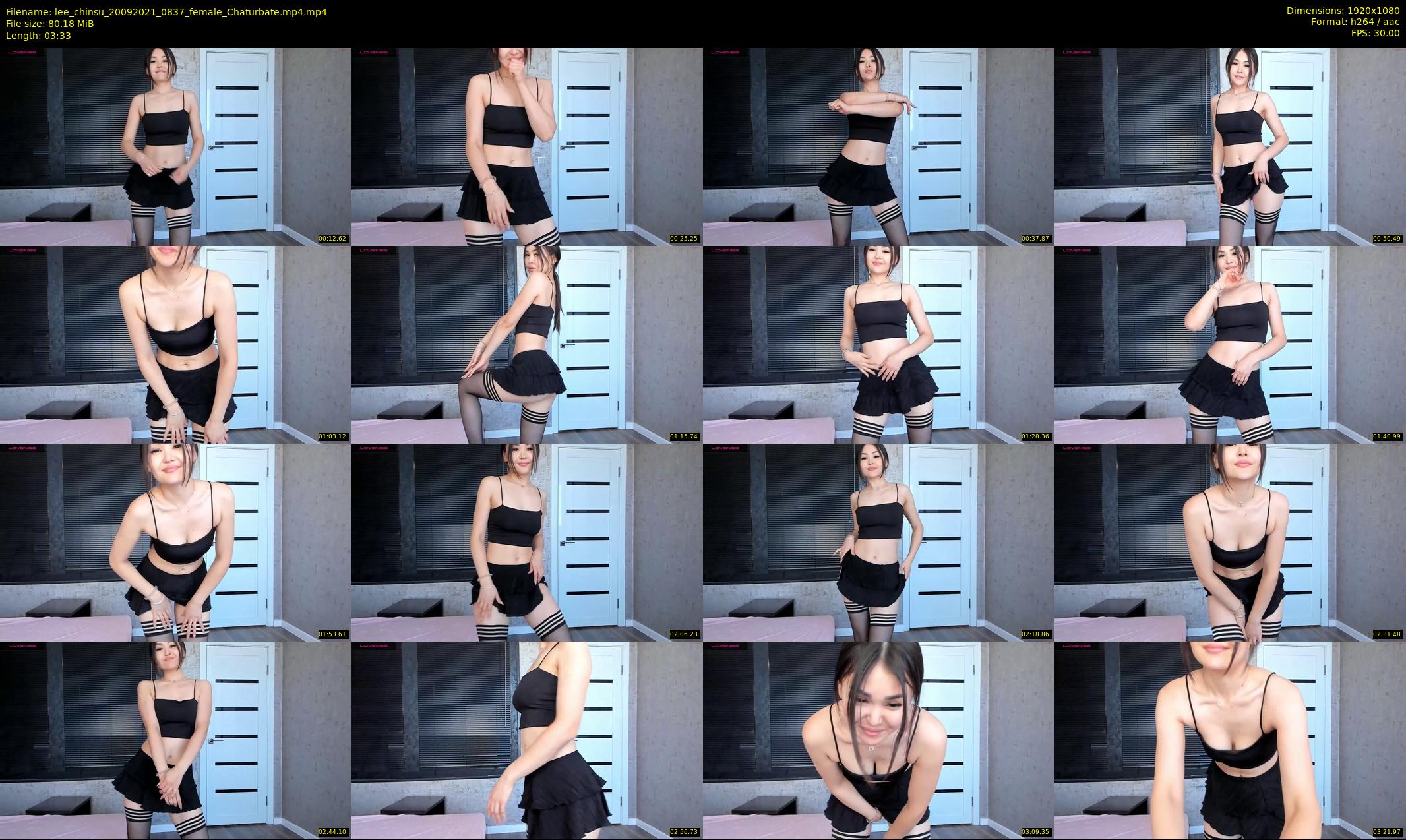 lee_chinsu — 4 minute Chaturbate female cam show recording, 1080p, Sep 20, 2021