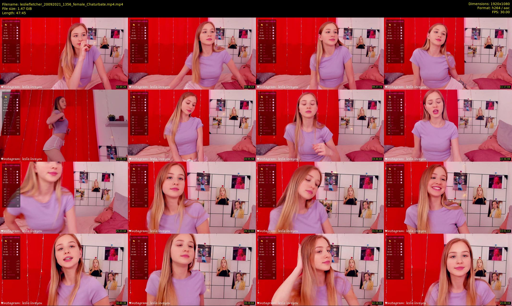 lesliefletcher — 48 minute Chaturbate couple cam show recording, 1080p, Sep 20, 2021